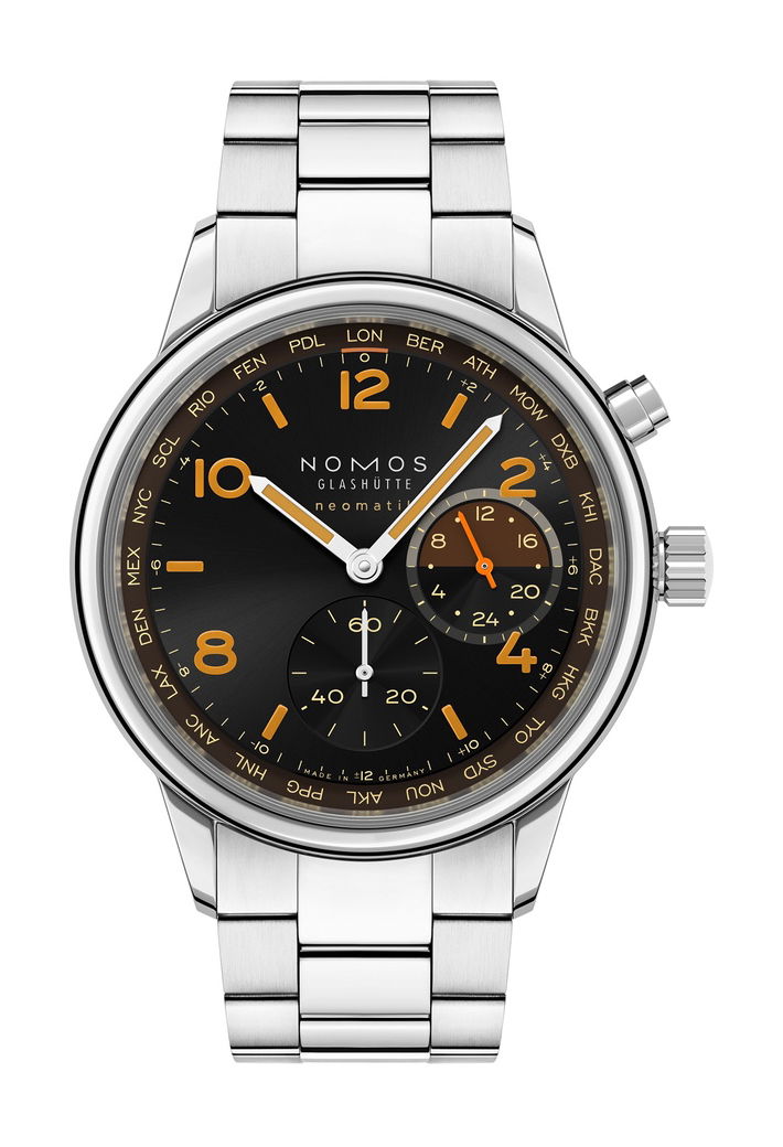 Nomos Glashütte Club Sport neomatik Worldtimer Grid