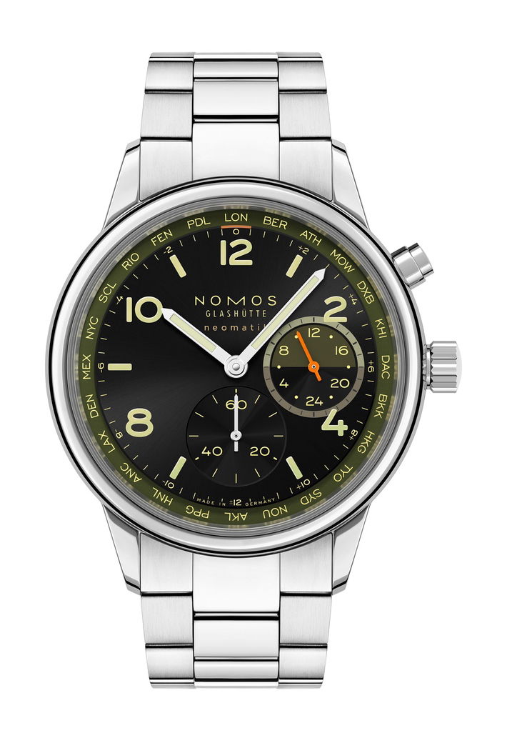 Nomos Glashütte Club Sport neomatik Worldtimer Vector
