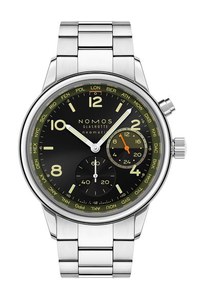 Nomos Glashütte Club Sport neomatik Worldtimer Vector