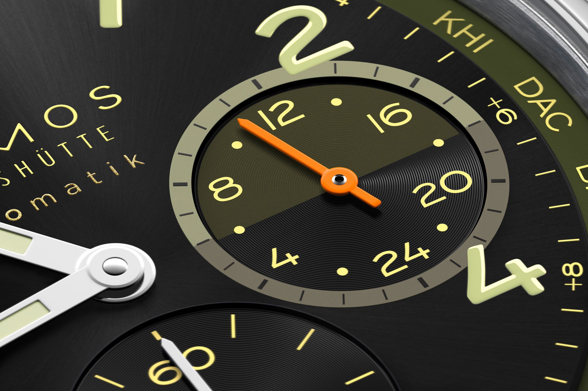 Nomos Glashütte Club Sport neomatik Worldtimer Vector