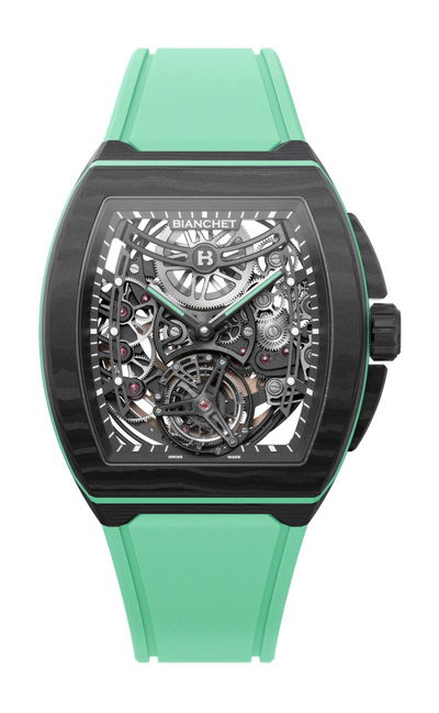 Bianchet B 1.618 Flying Tourbillon UltraFino Las Coloradas Aquamarine Carbon