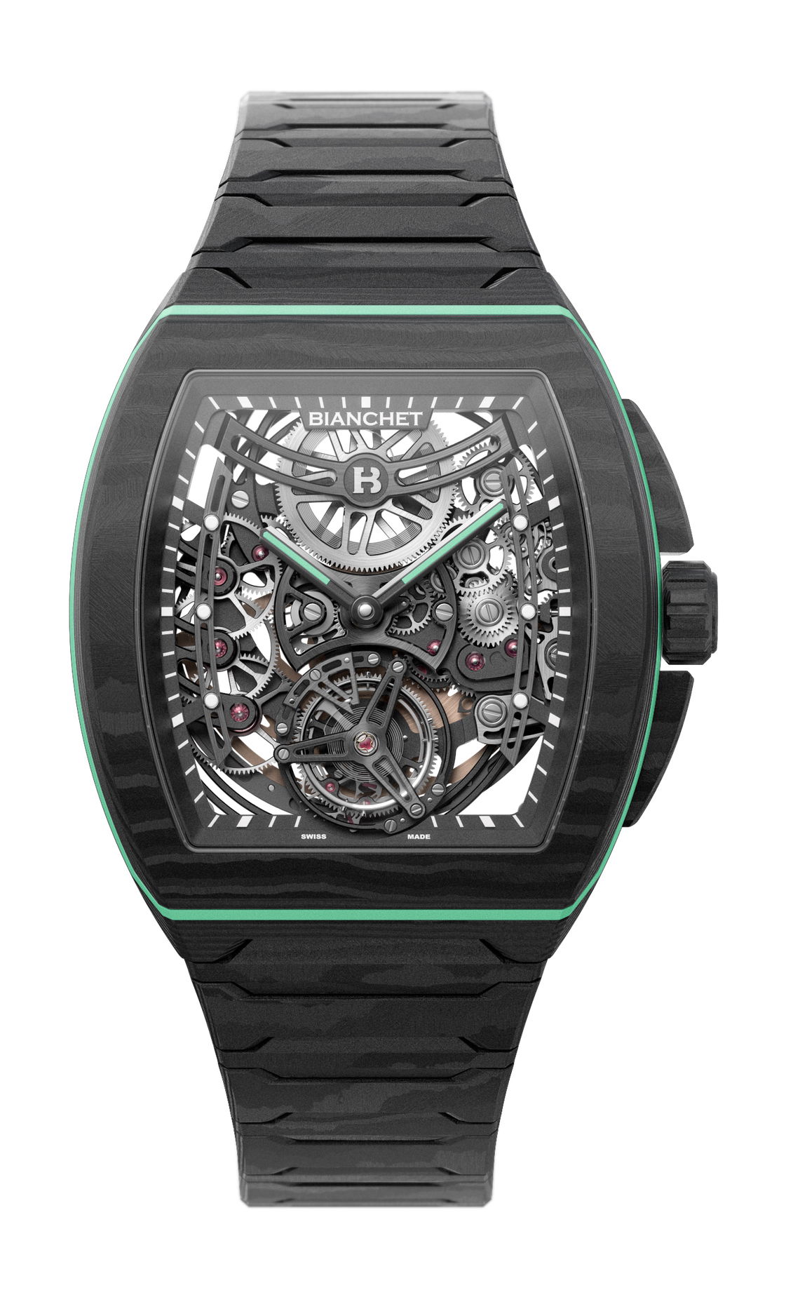 Bianchet B 1.618 Flying Tourbillon UltraFino Las Coloradas Aquamarine Carbon