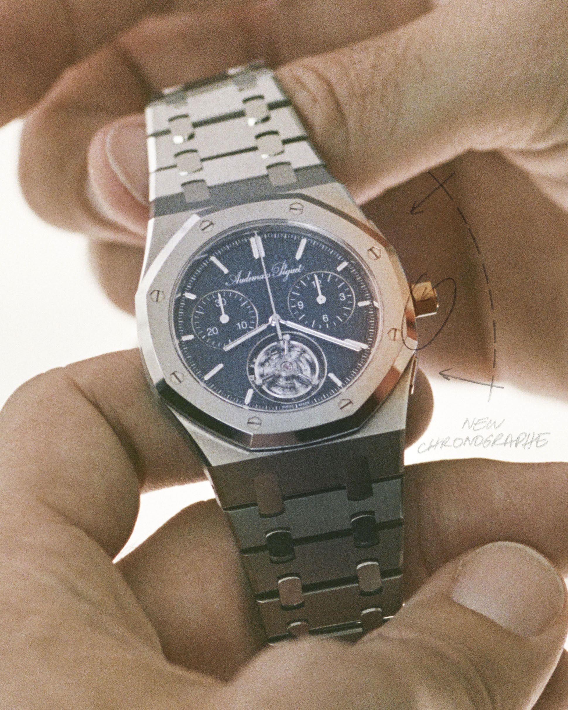 Audemars Piguet Royal Oak “Jumbo” Extra-Thin Selfwinding Flying Tourbillon Chronograph RD#5