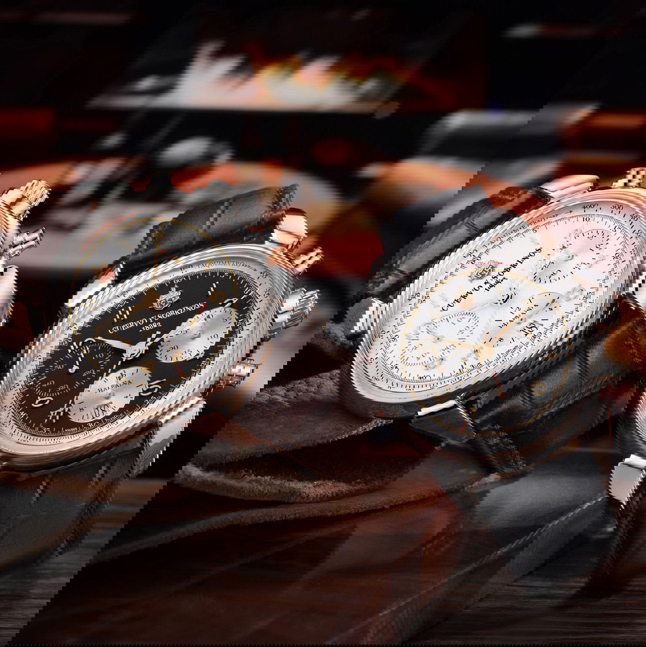 Cuervo y Sobrinos Chronograph Heritage