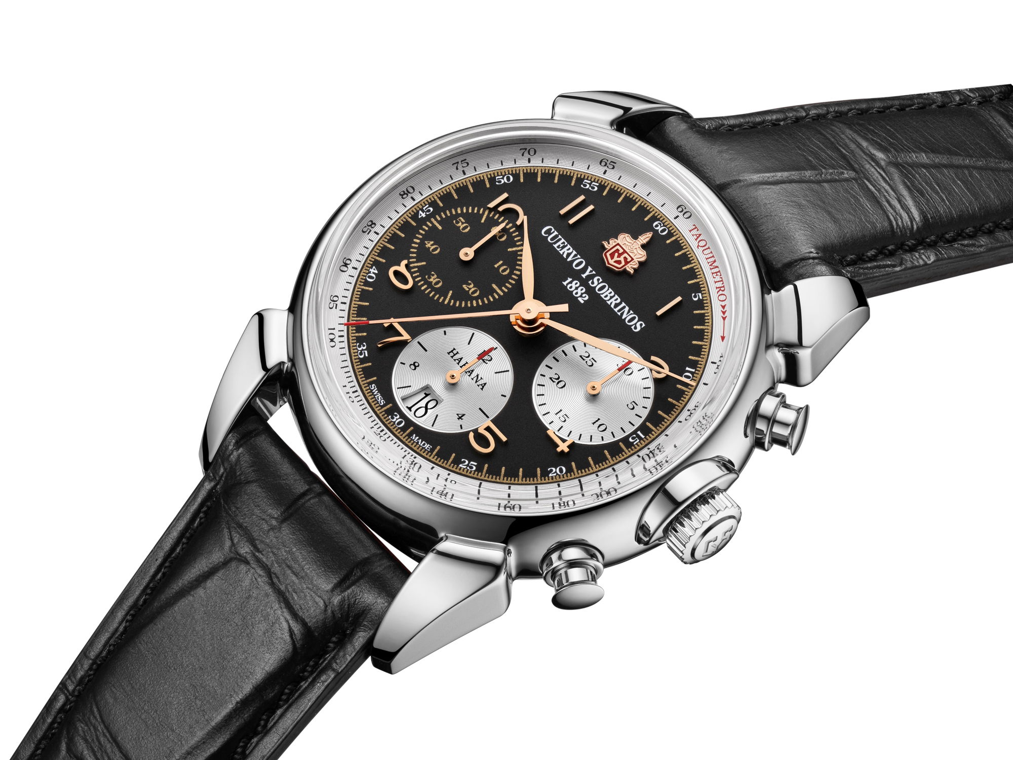 Cuervo y Sobrinos Chronograph Heritage