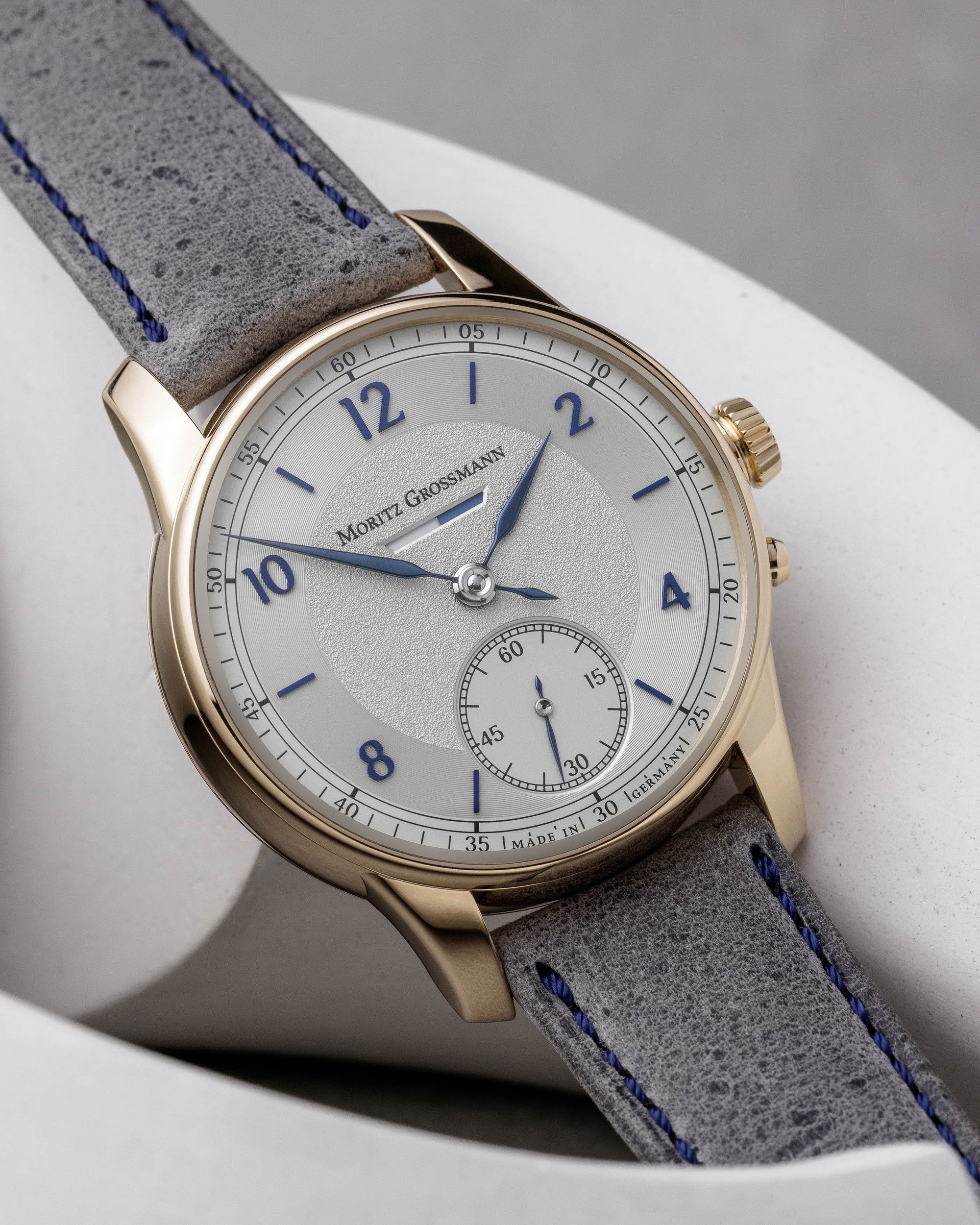 Moritz Grossmann Power Reserve Rose Gold Indices