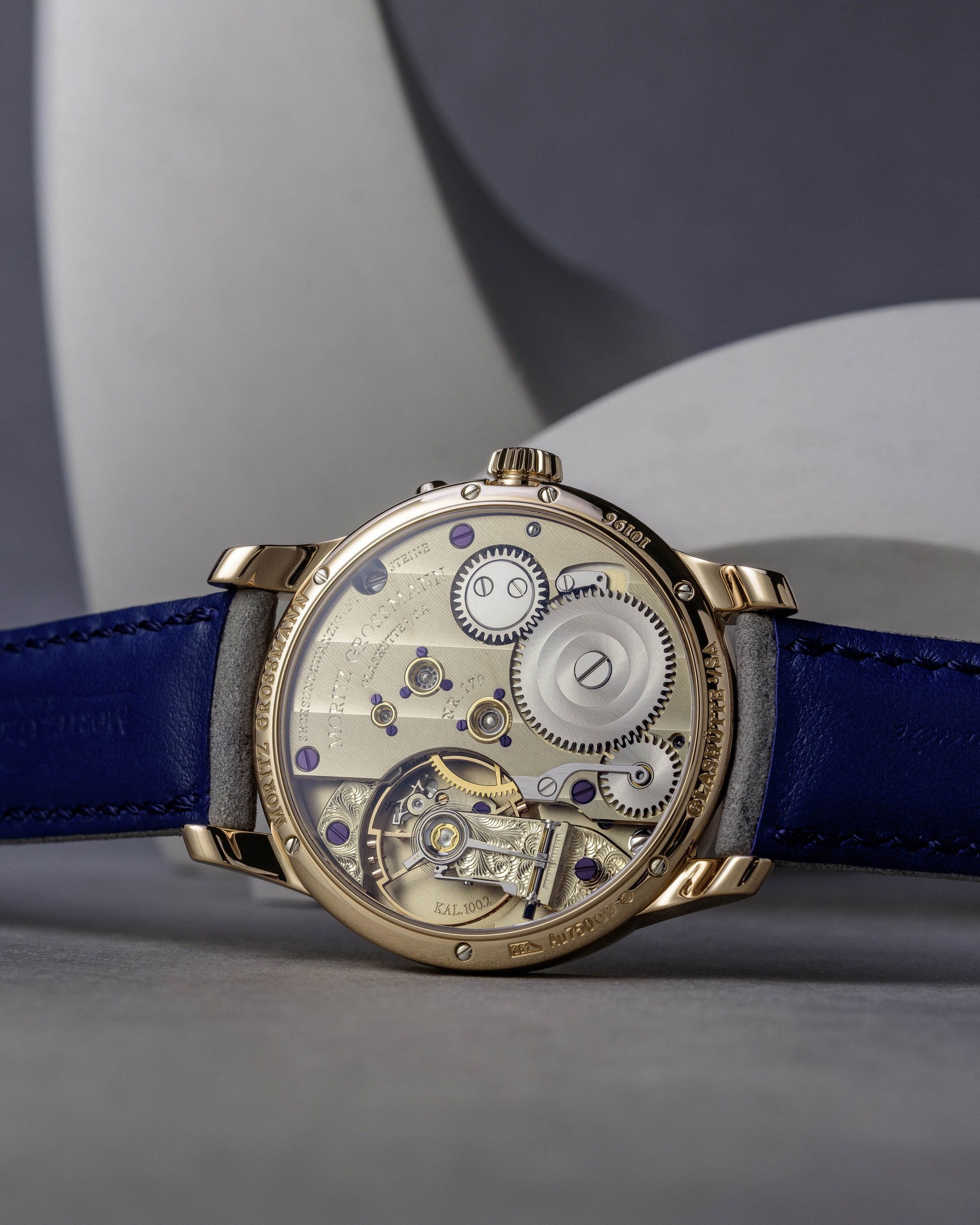 Moritz Grossmann Power Reserve Rose Gold Indices