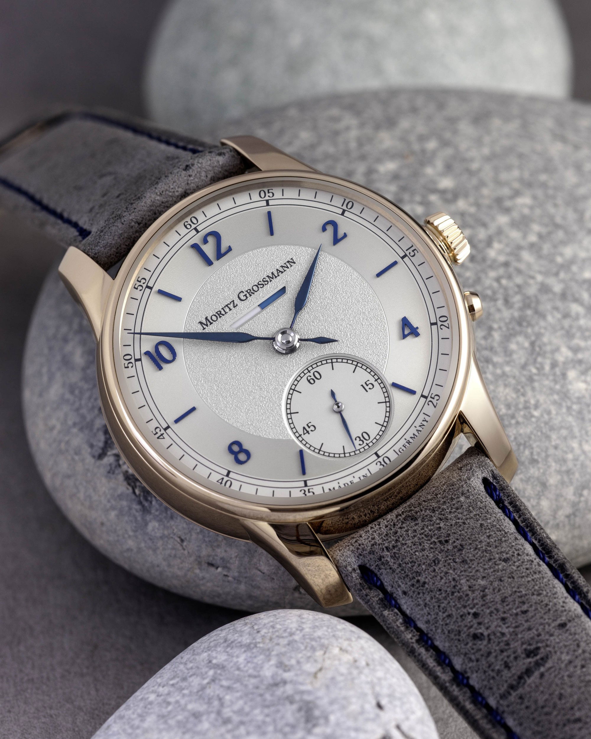 Moritz Grossmann Power Reserve Rose Gold Indices