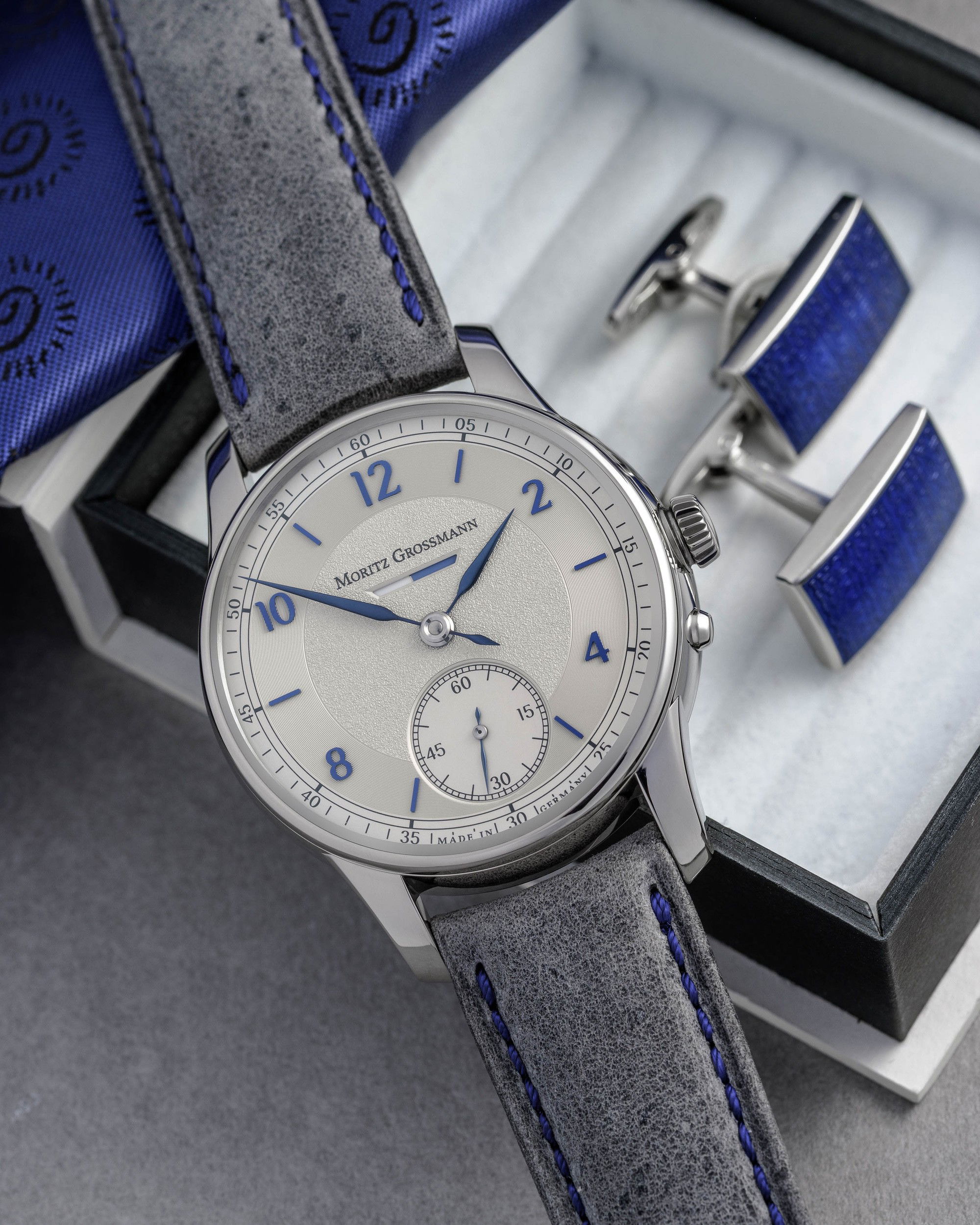 Moritz Grossmann Power Reserve White Gold Indices