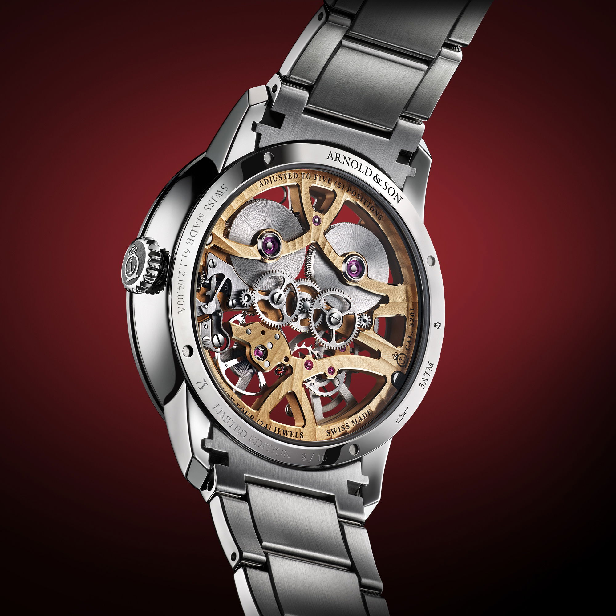 Arnold &amp; Son Nebula 40 Steel Ahmed Seddiqi 75th Anniversary Edition