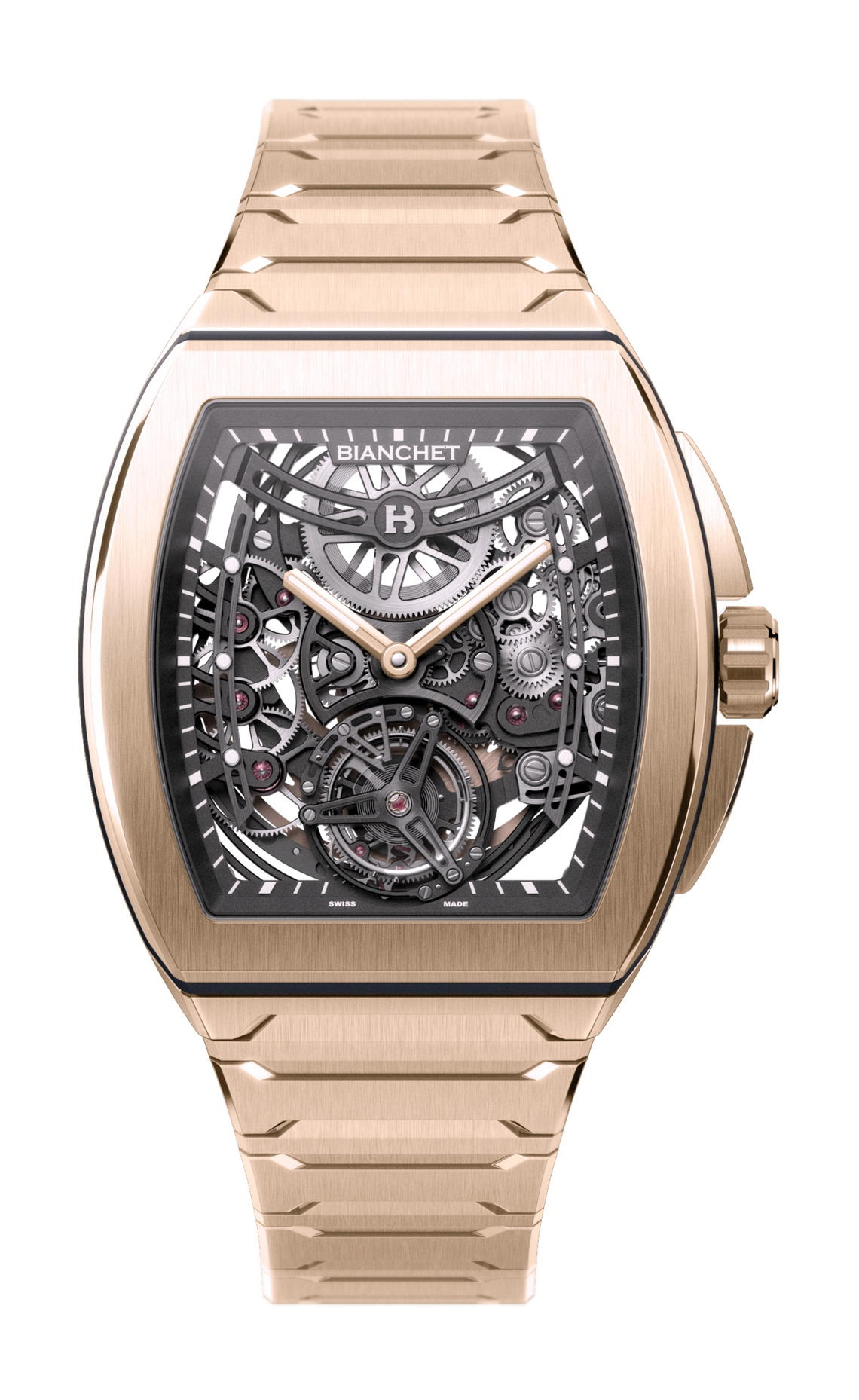 Bianchet UltraFino Rose Gold Skeleton Black