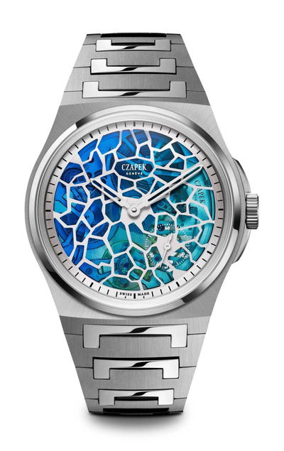 Czapek Antarctique Plique-a-jour Polar Blue