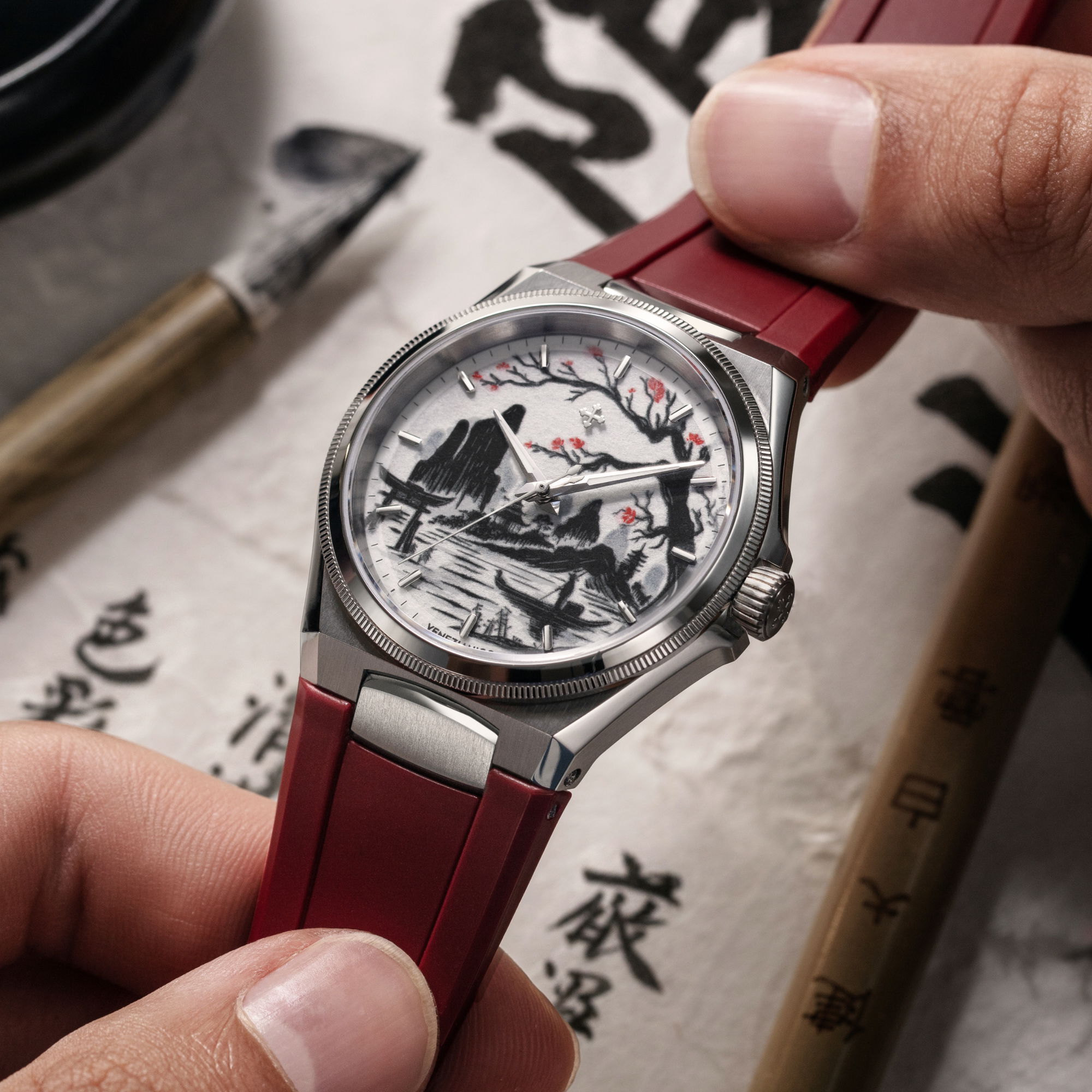 Venezianico Arsenale Sumi-e 墨絵