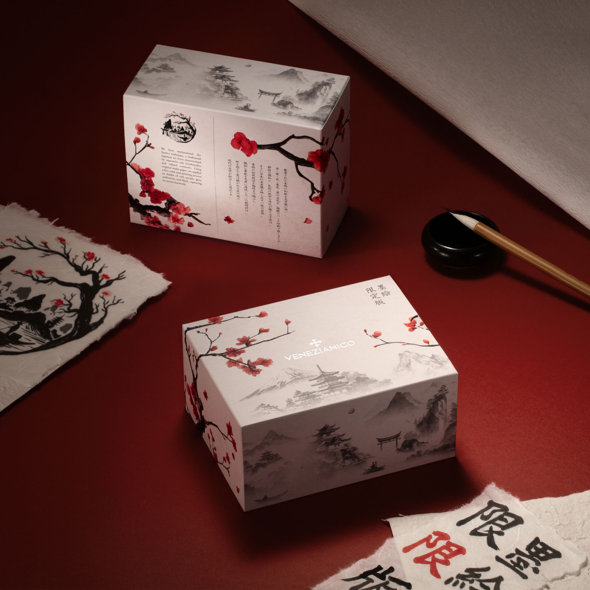 Venezianico Arsenale Sumi-e 墨絵