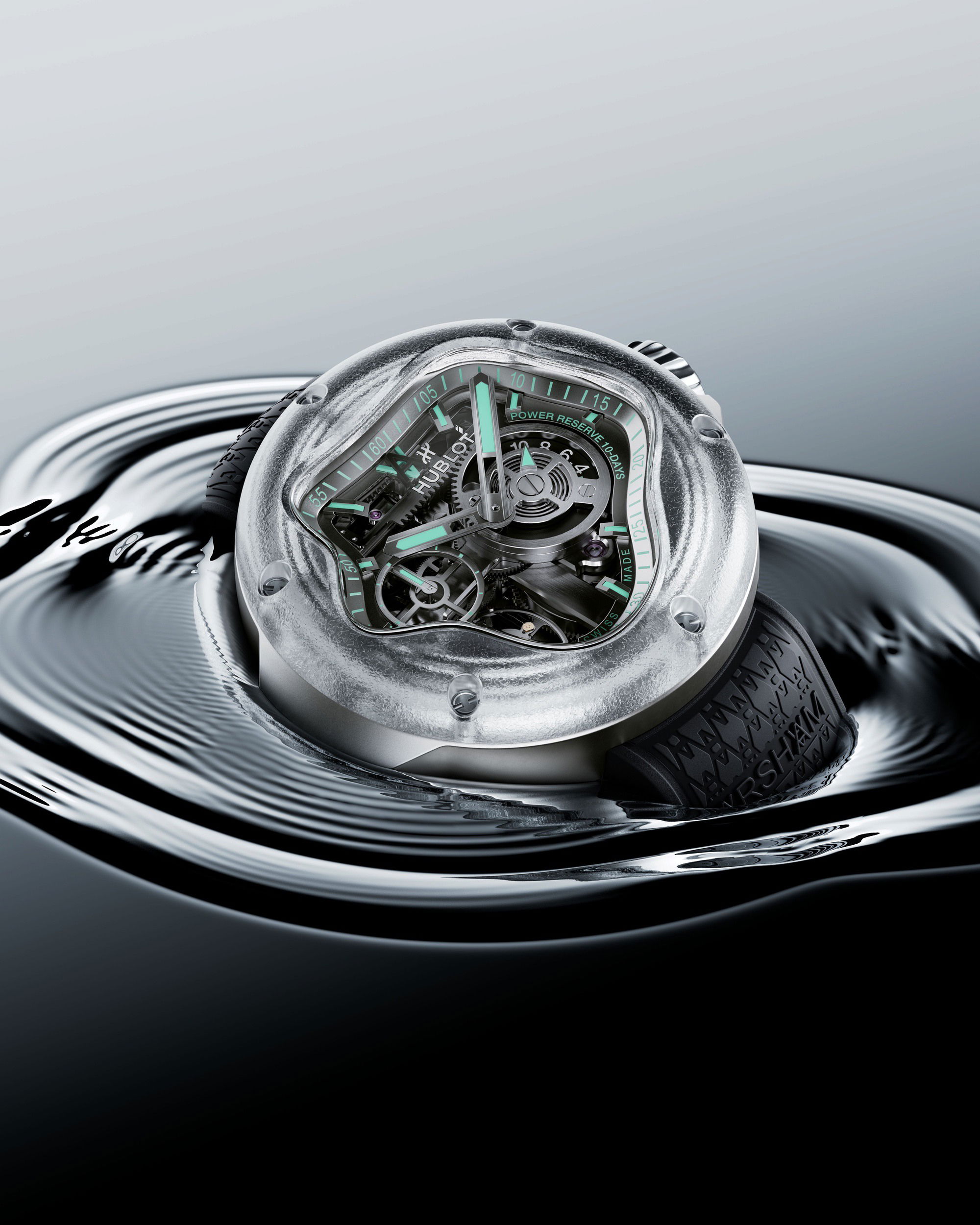 Hublot MP-17 MECA-10 Arsham Splash Titanium Sapphire