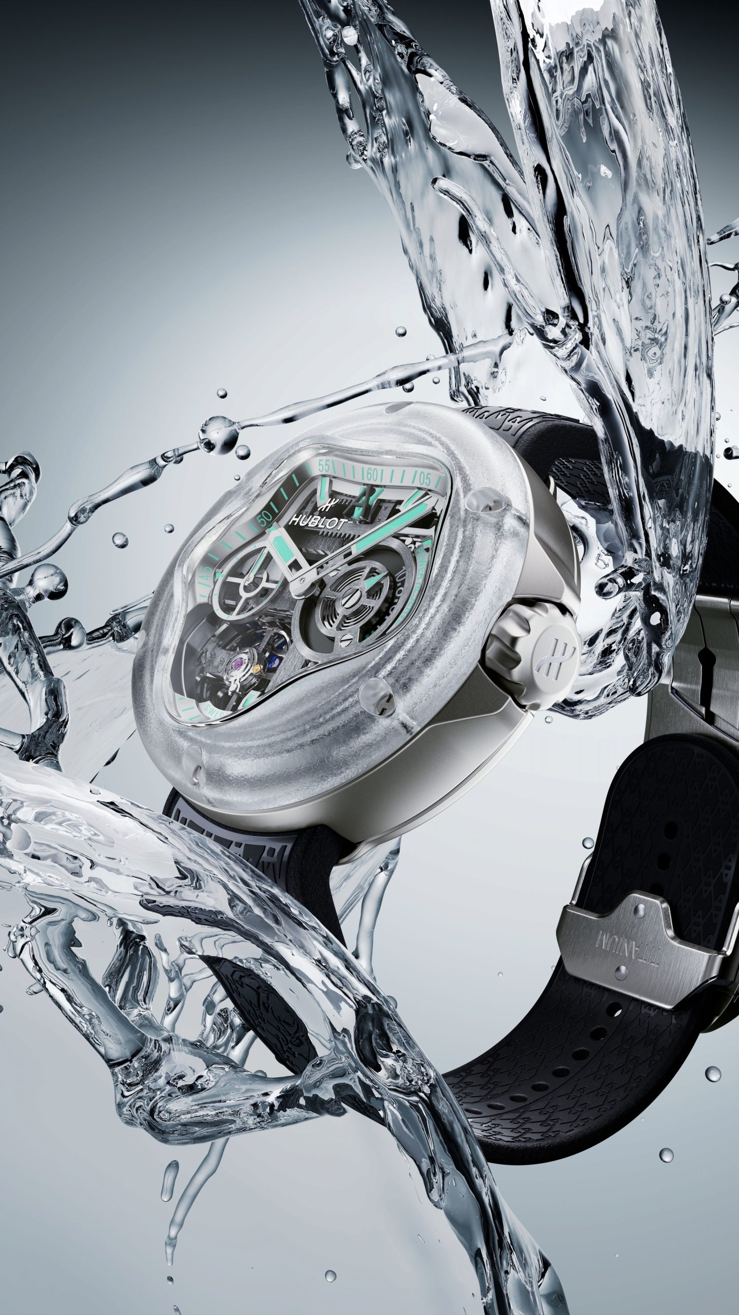 Hublot MP-17 MECA-10 Arsham Splash Titanium Sapphire