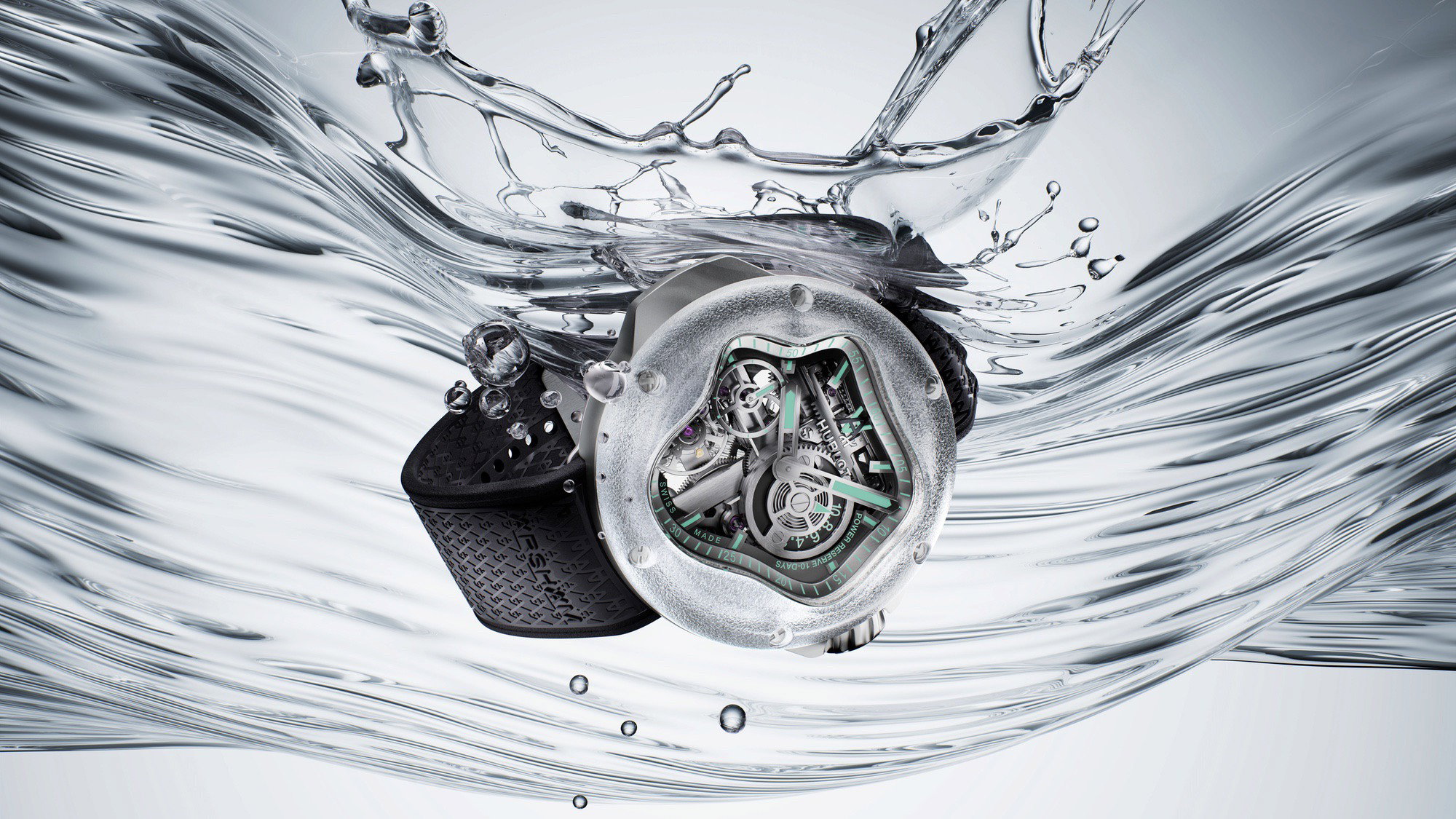 Hublot MP-17 MECA-10 Arsham Splash Titanium Sapphire