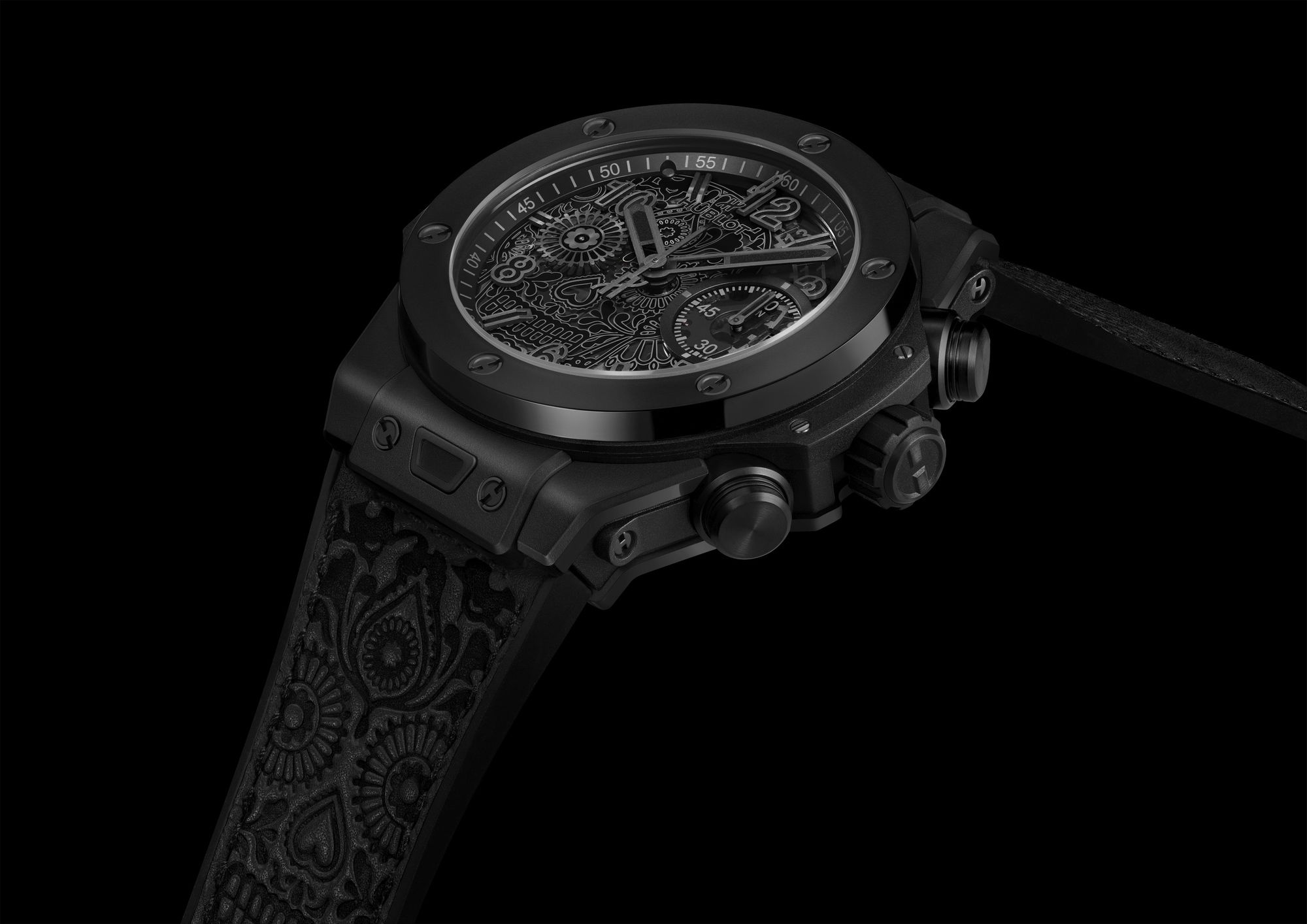 Hublot Big Bang Unico Calavera All Black