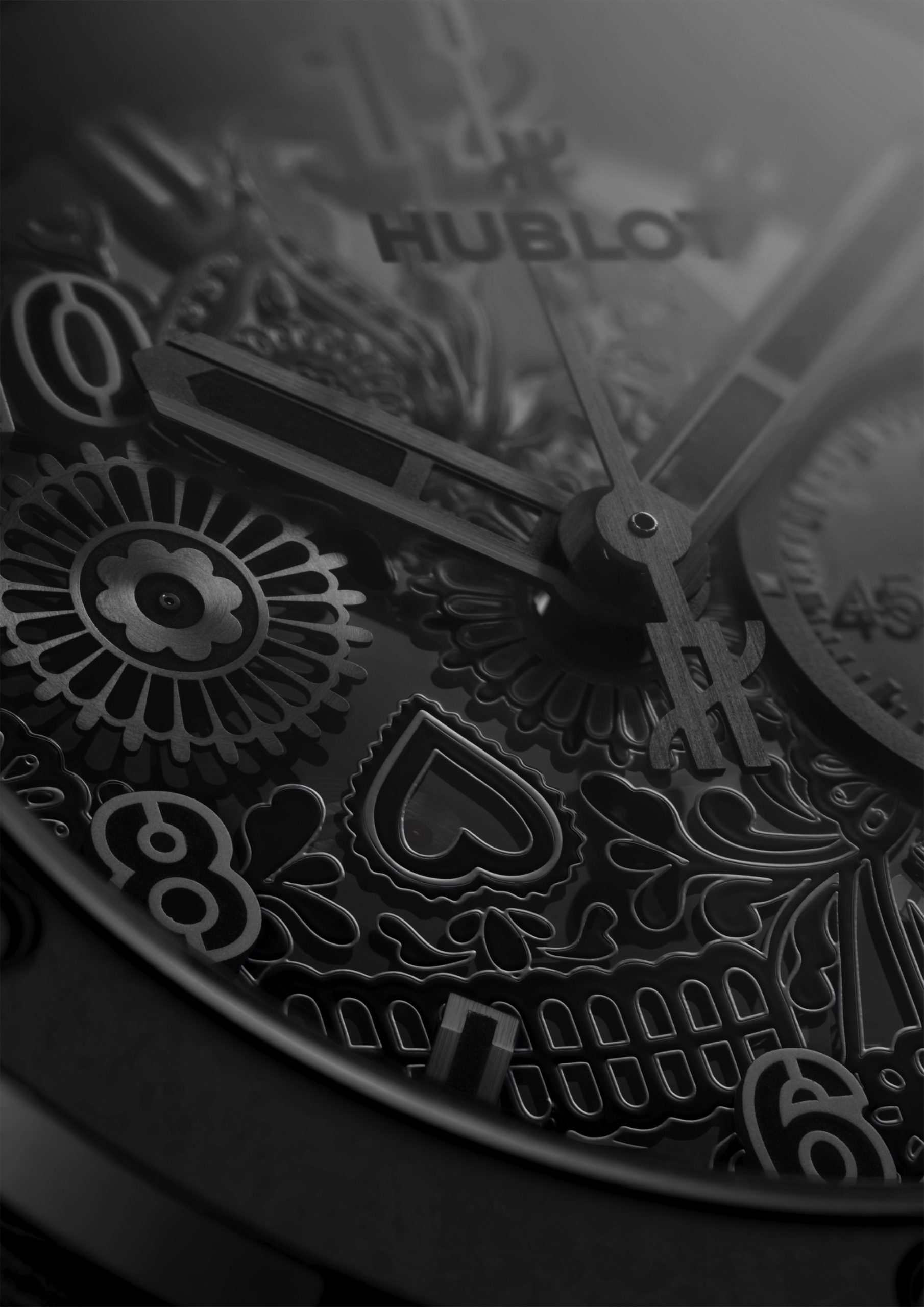 Hublot Big Bang Unico Calavera All Black