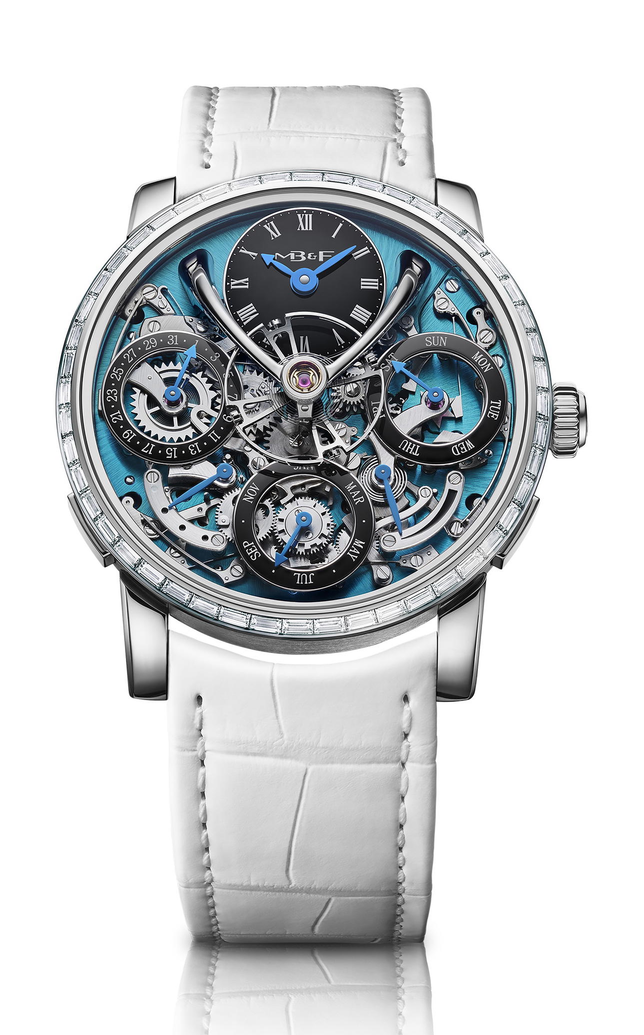 MB&F LM Perpetual Baguette Diamonds 75th Anniversary Seddiqi Limited Editions