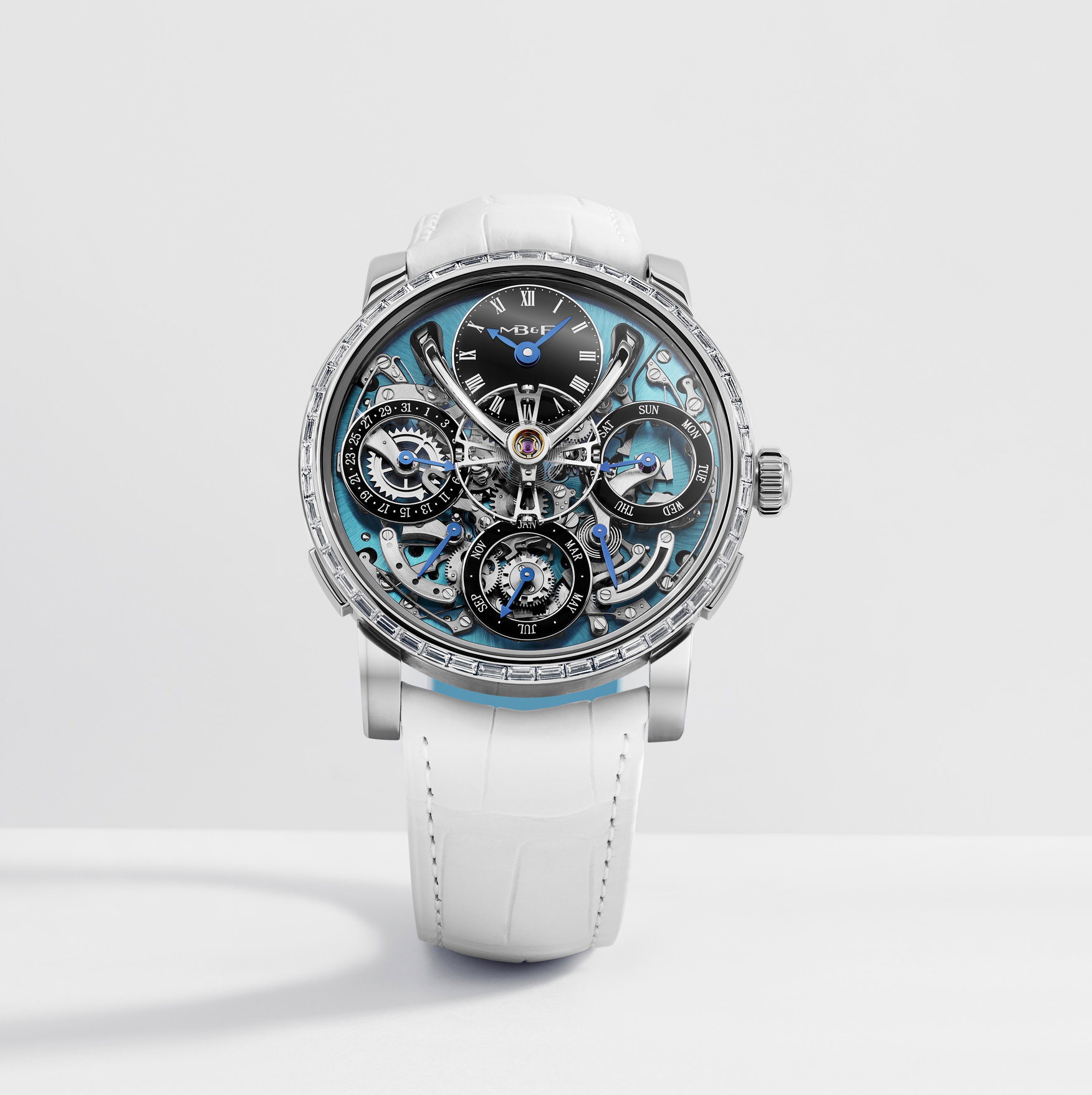 MB&F LM Perpetual Baguette Diamonds 75th Anniversary Seddiqi Limited Editions