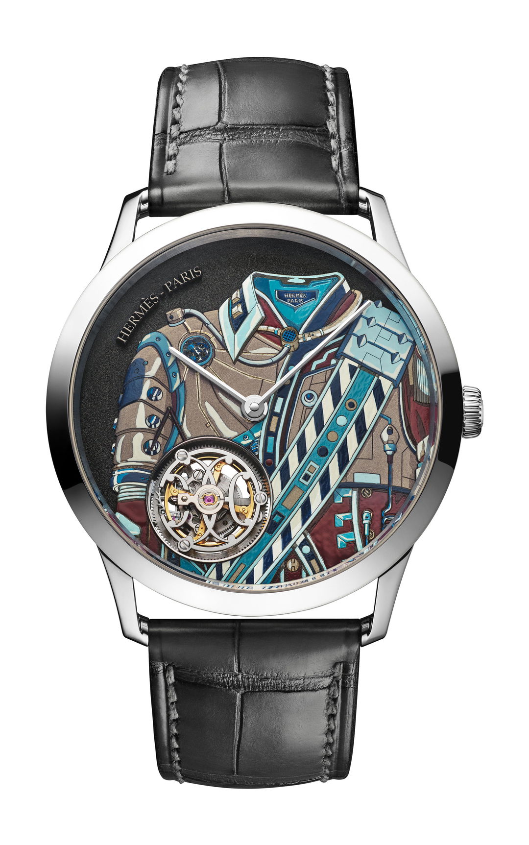 HERMES ニューオーリンズ・ジャズ ベスト Hermès Slim d'Hermès Neo Brandebourgs – 408417WW00