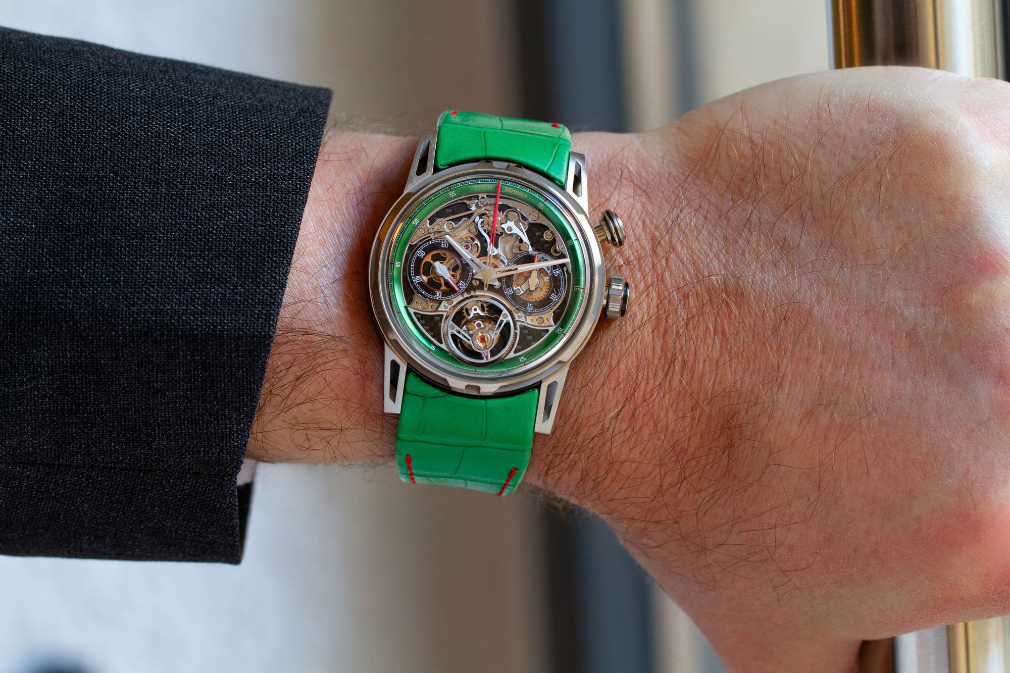 Louis Moinet Impulsion  Titanium Green