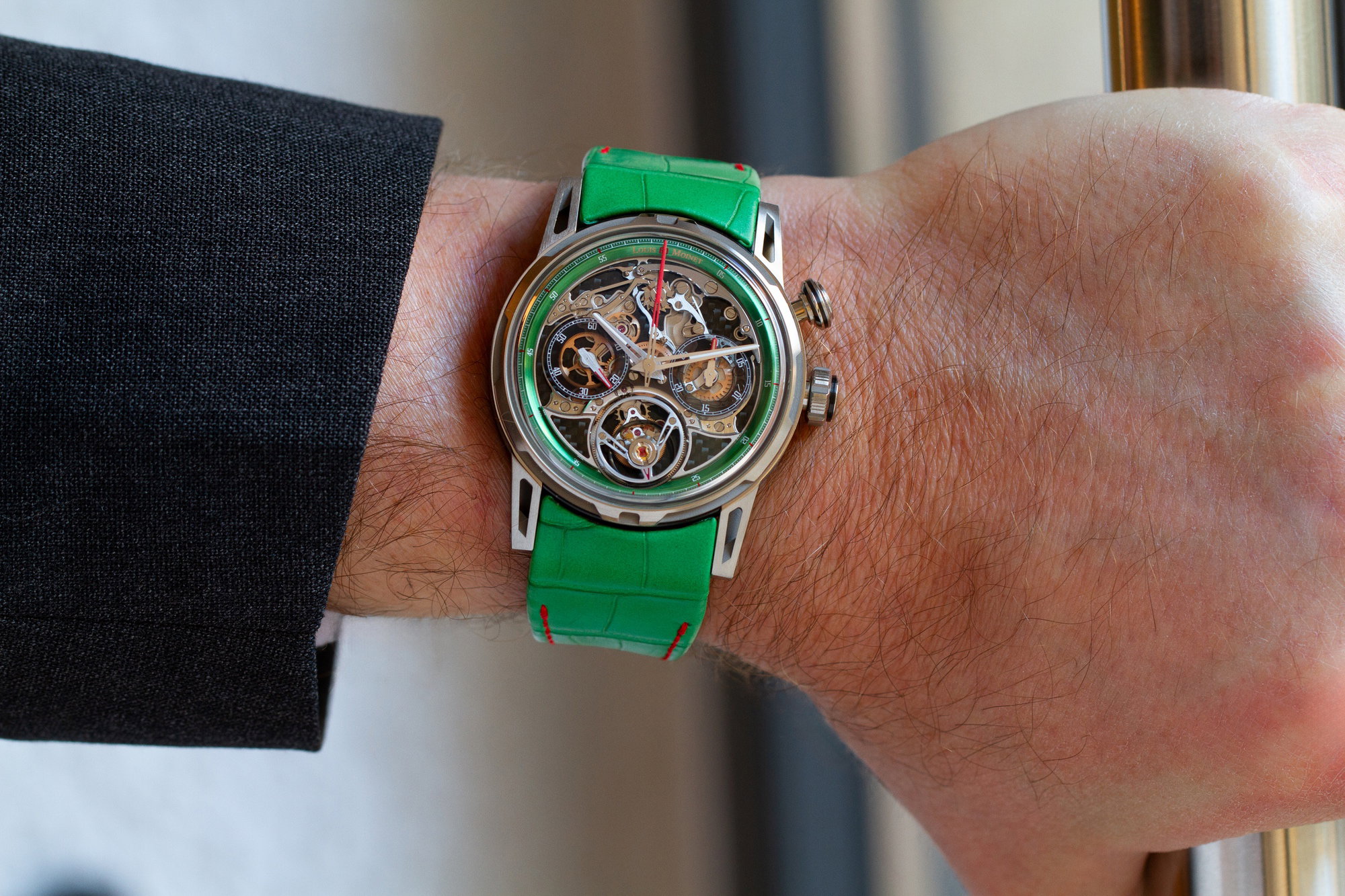 Louis Moinet Impulsion Titanium Green