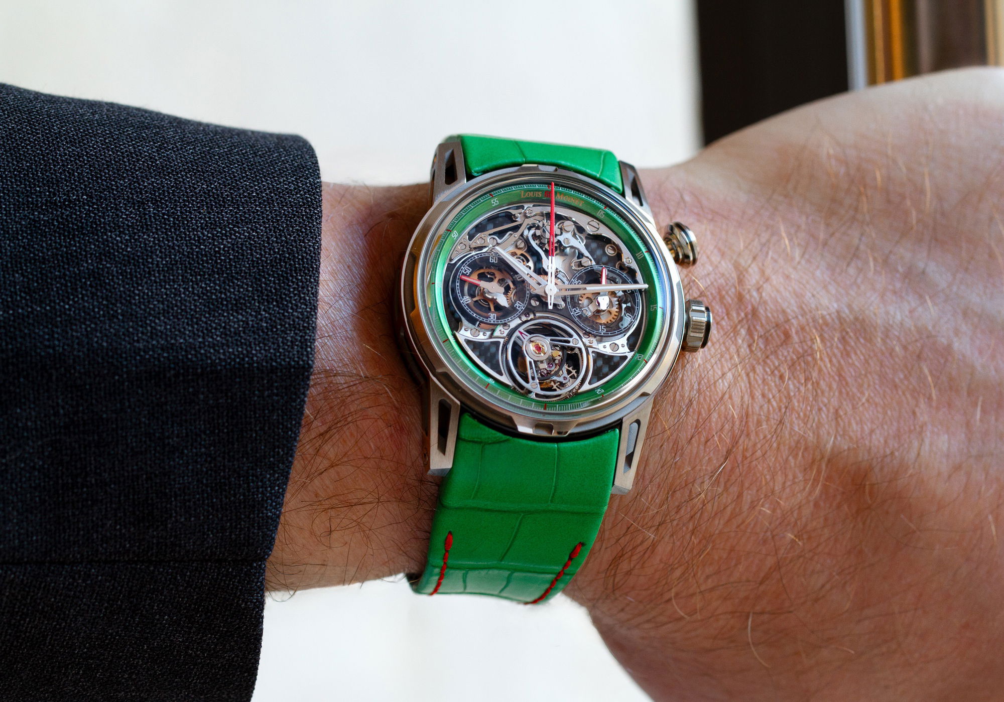 Louis Moinet Impulsion  Titanium Green