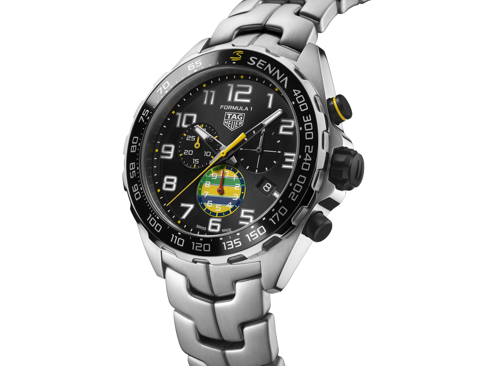 TAG Heuer Formula 1 Chronograph x Senna 43