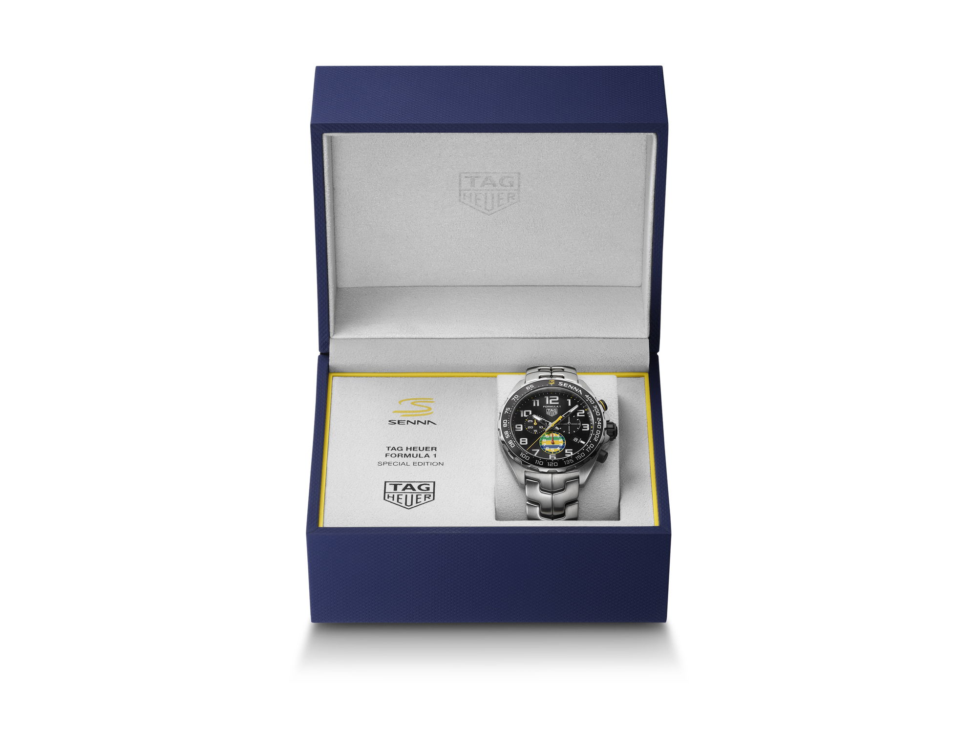 TAG Heuer Formula 1 Chronograph x Senna 43