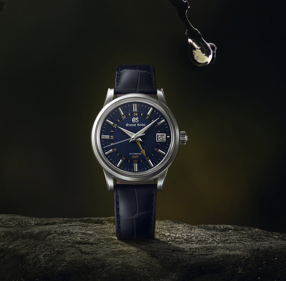 Grand Seiko Elegance Moondrop GMT SBGM255