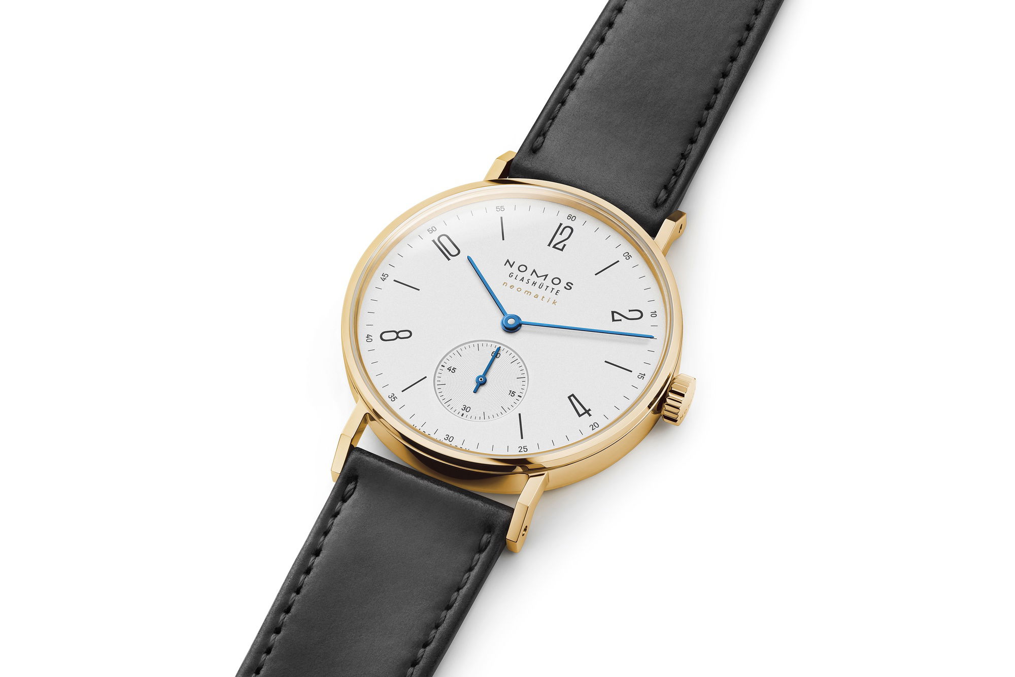 Nomos Glashütte Tangente gold neomatik