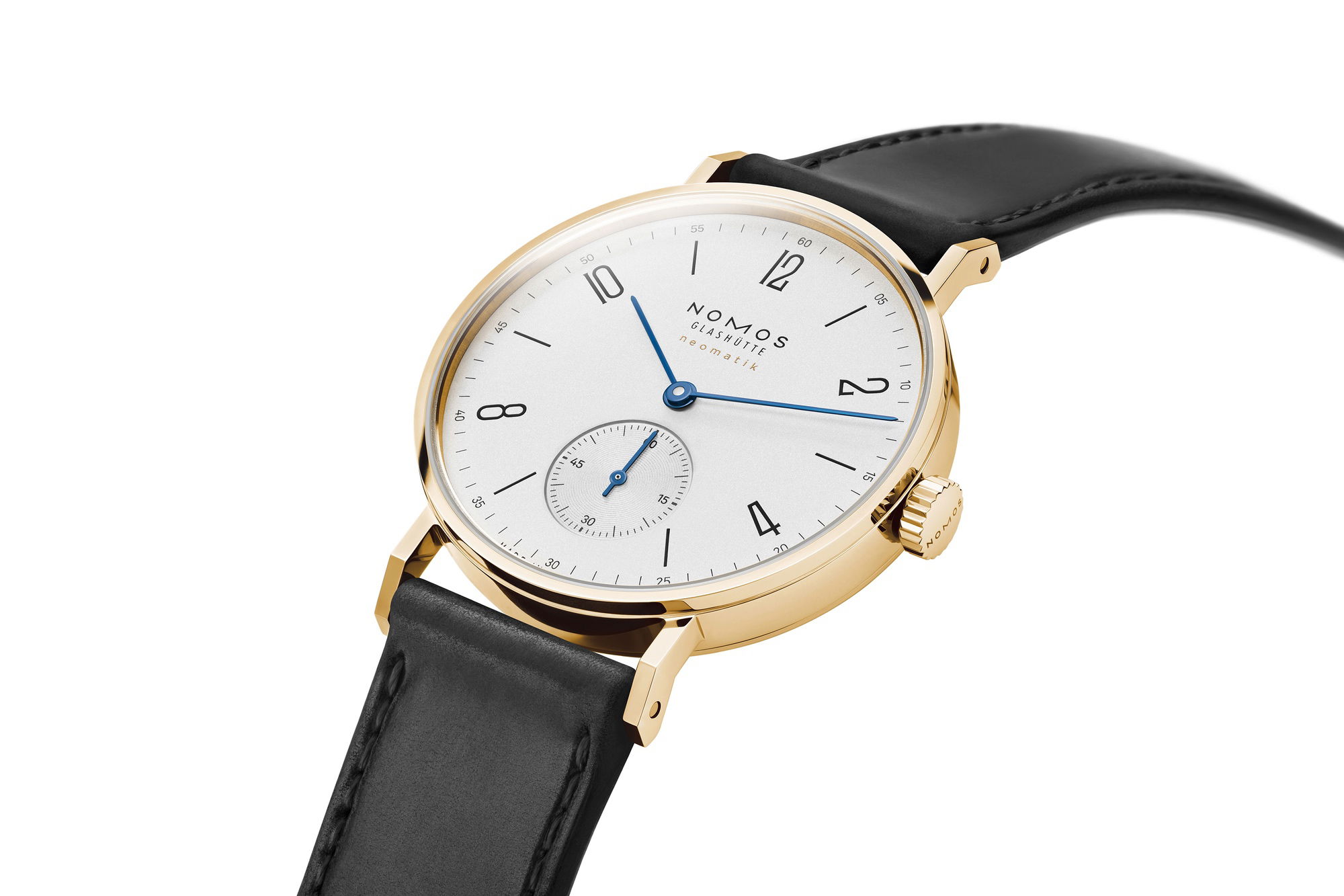 Nomos Glashütte Tangente gold neomatik