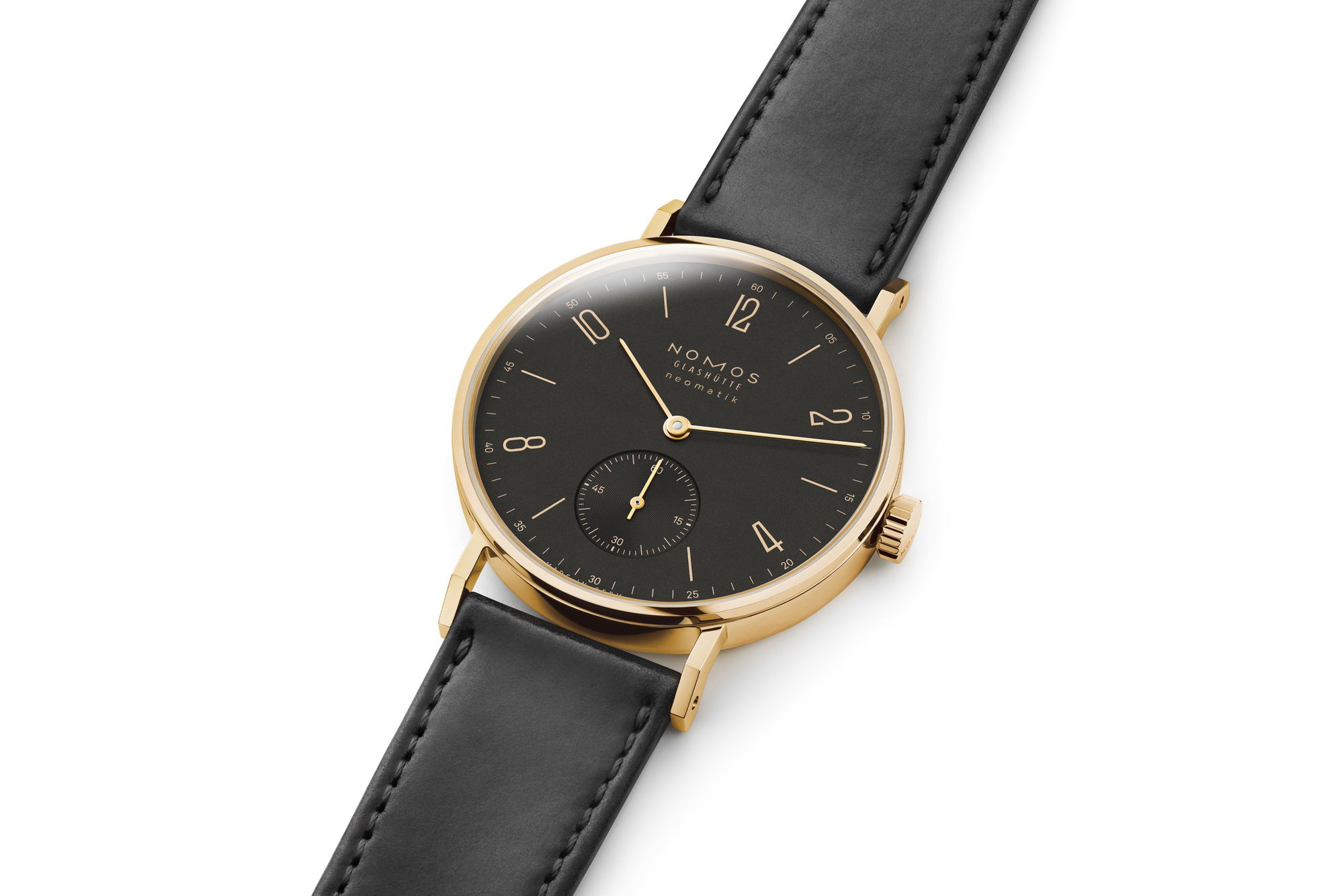Nomos Glashütte Tangente gold neomatik ruthenium