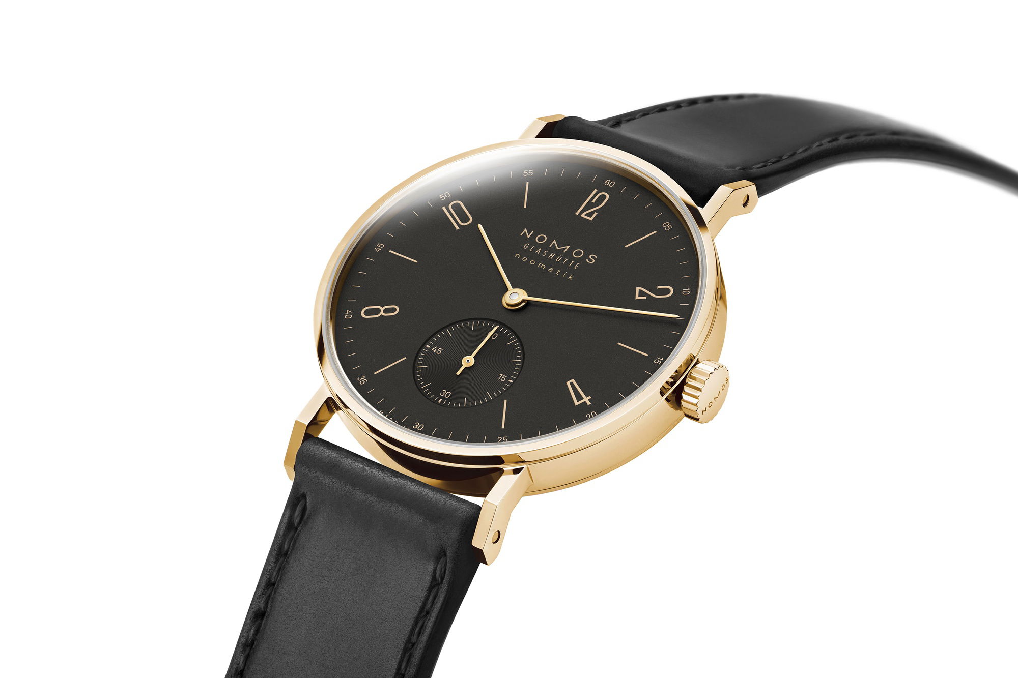 Nomos Glashütte Tangente gold neomatik ruthenium