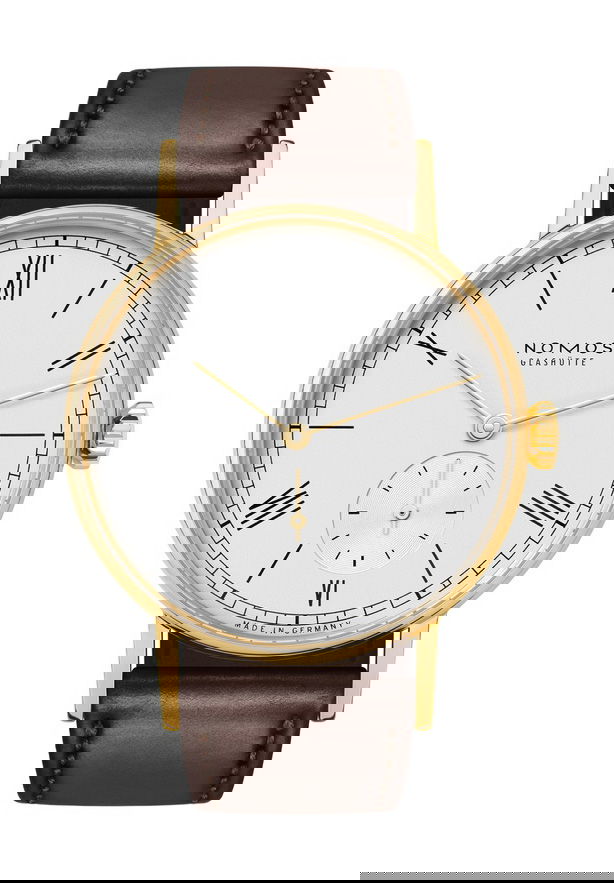 Nomos Glashütte Ludwig gold doré