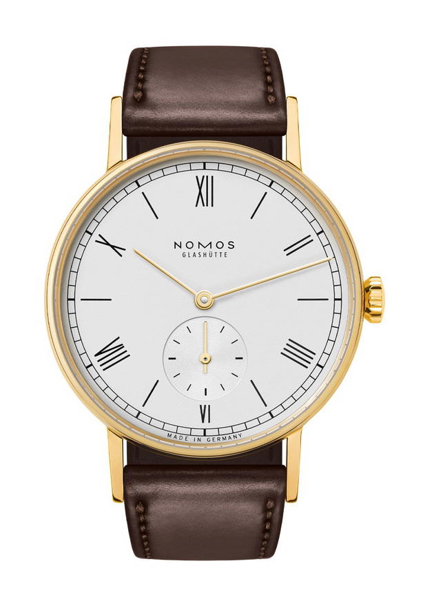Nomos Glashütte Ludwig 35 gold doré