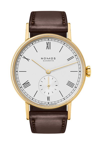 Nomos Glashütte Ludwig gold doré