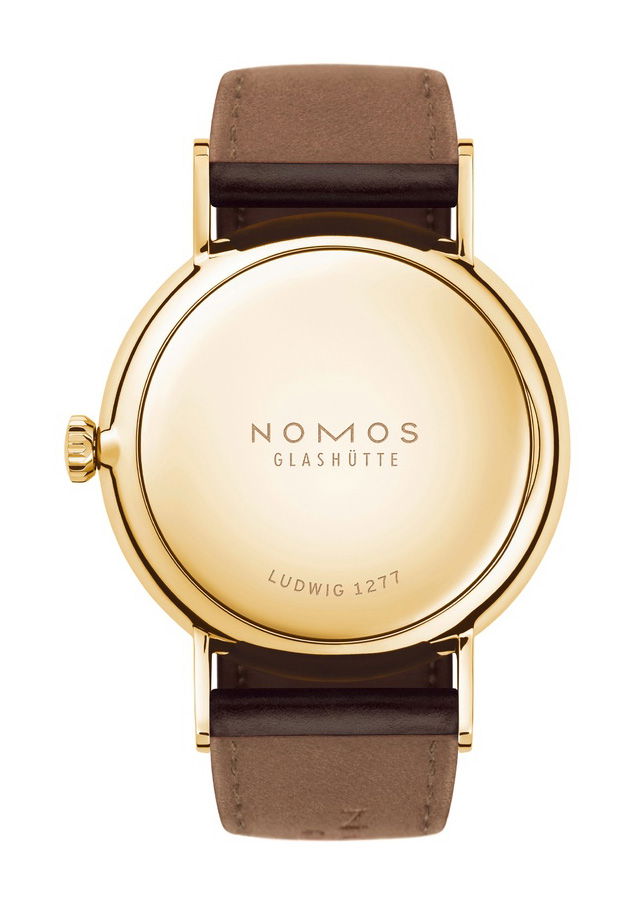 Nomos Glashütte Ludwig gold doré