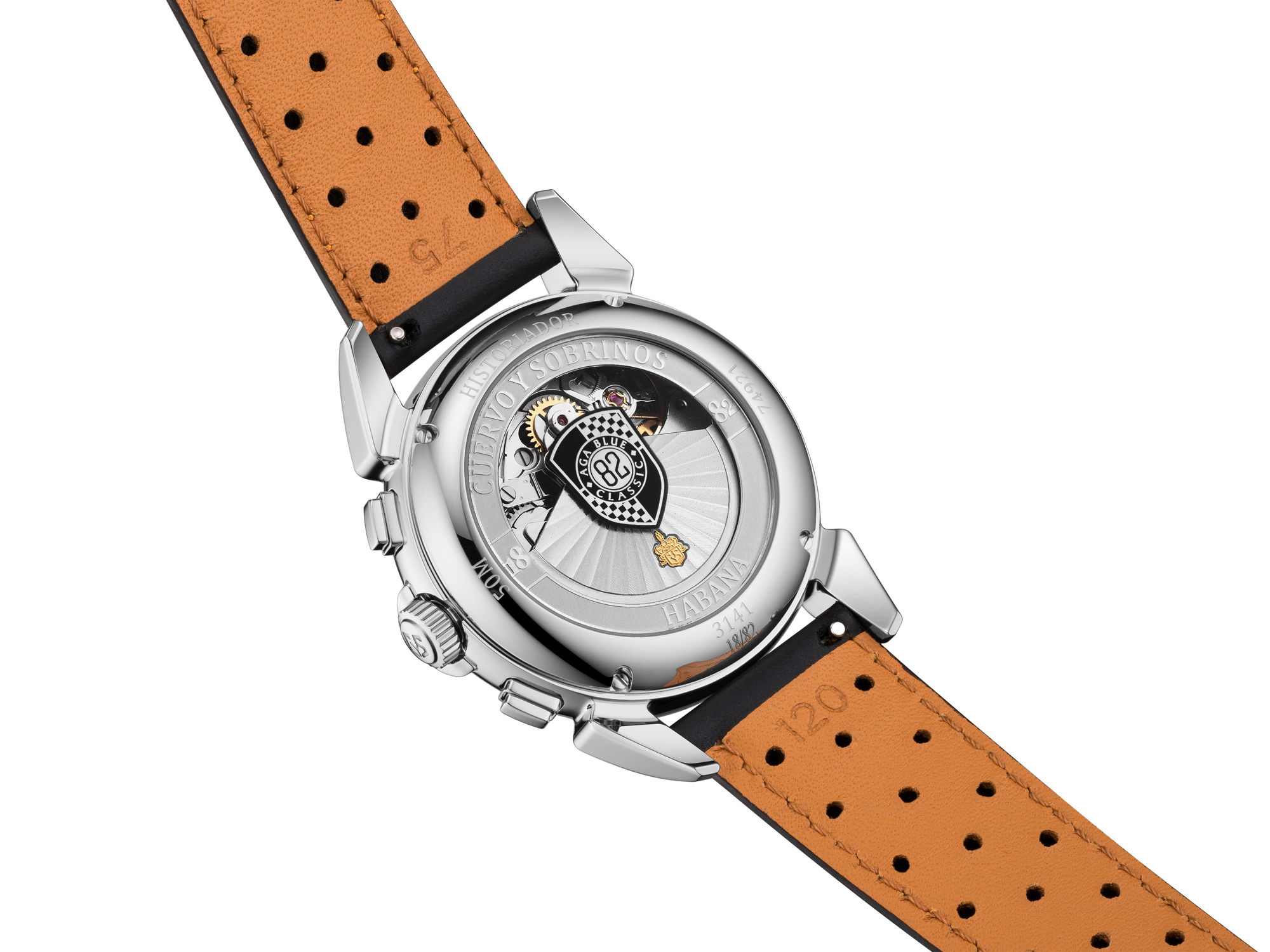 Cuervo y Sobrinos Chrongraph Aga Blue Classic