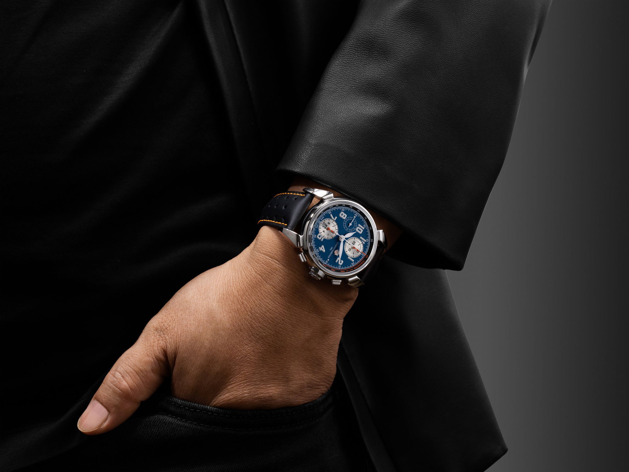 Cuervo y Sobrinos Chrongraph Aga Blue Classic