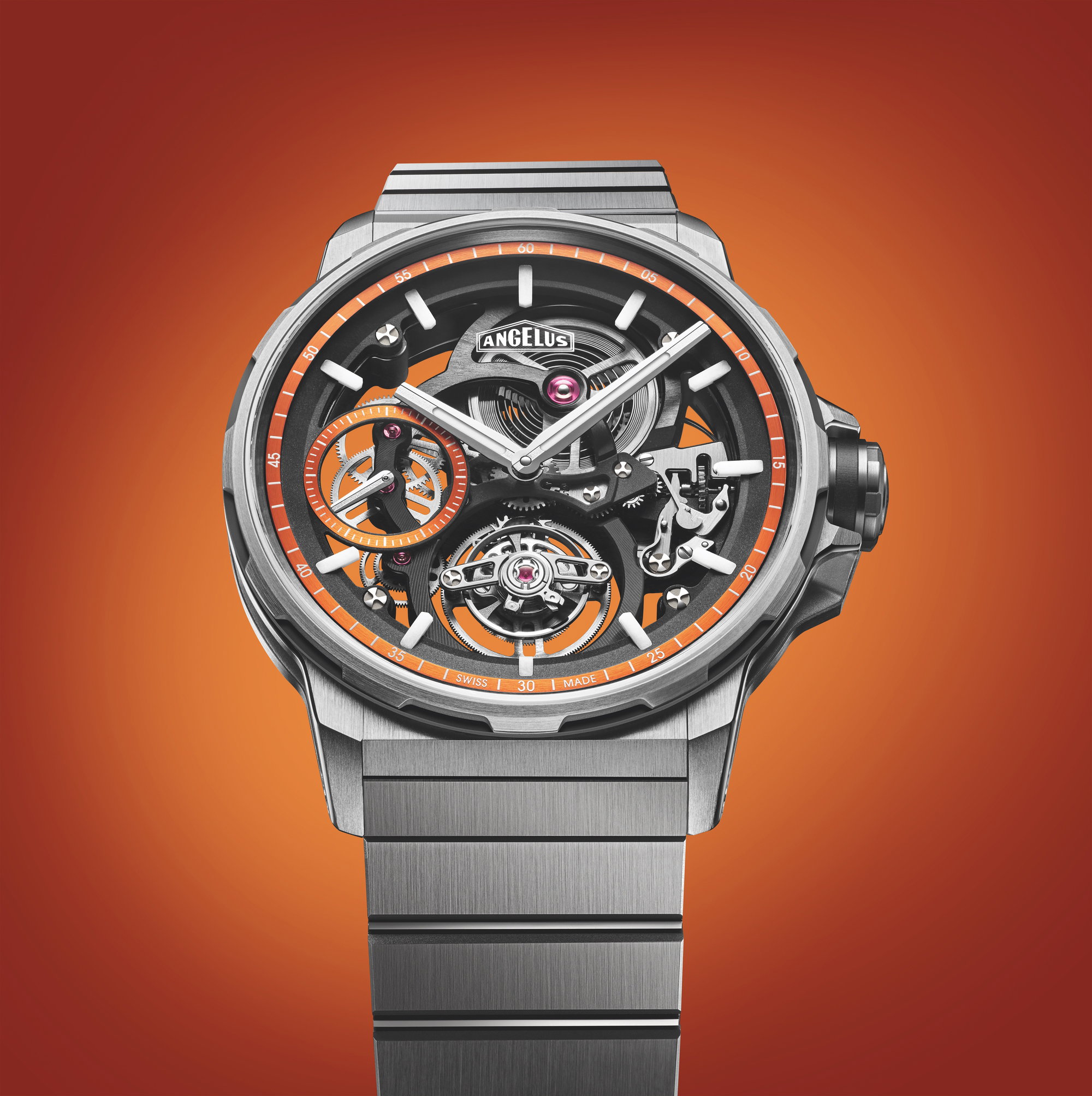 Flying Tourbillon Skeleton Titanium Orange - Image 4