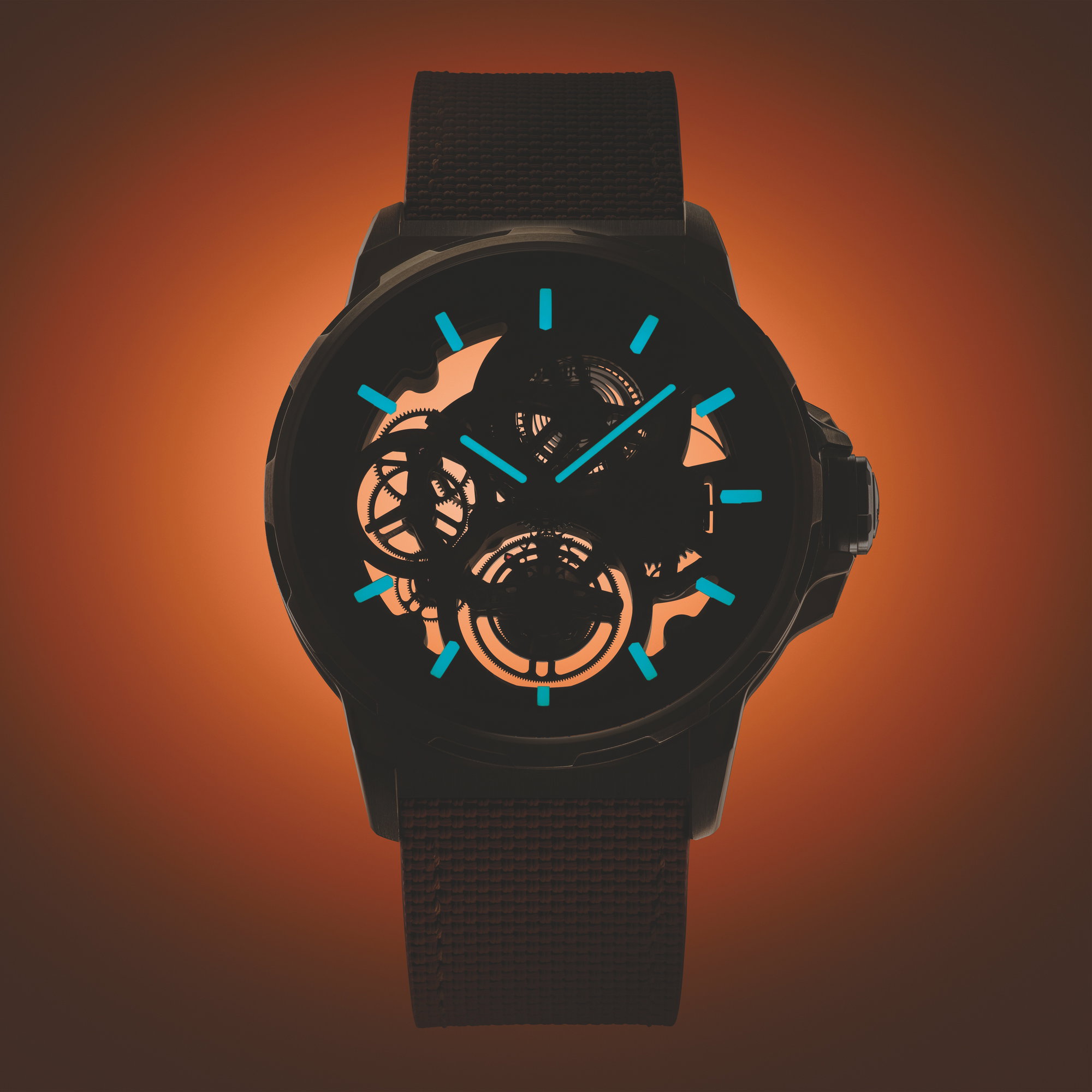 Flying Tourbillon Skeleton Titanium Orange - Image 9