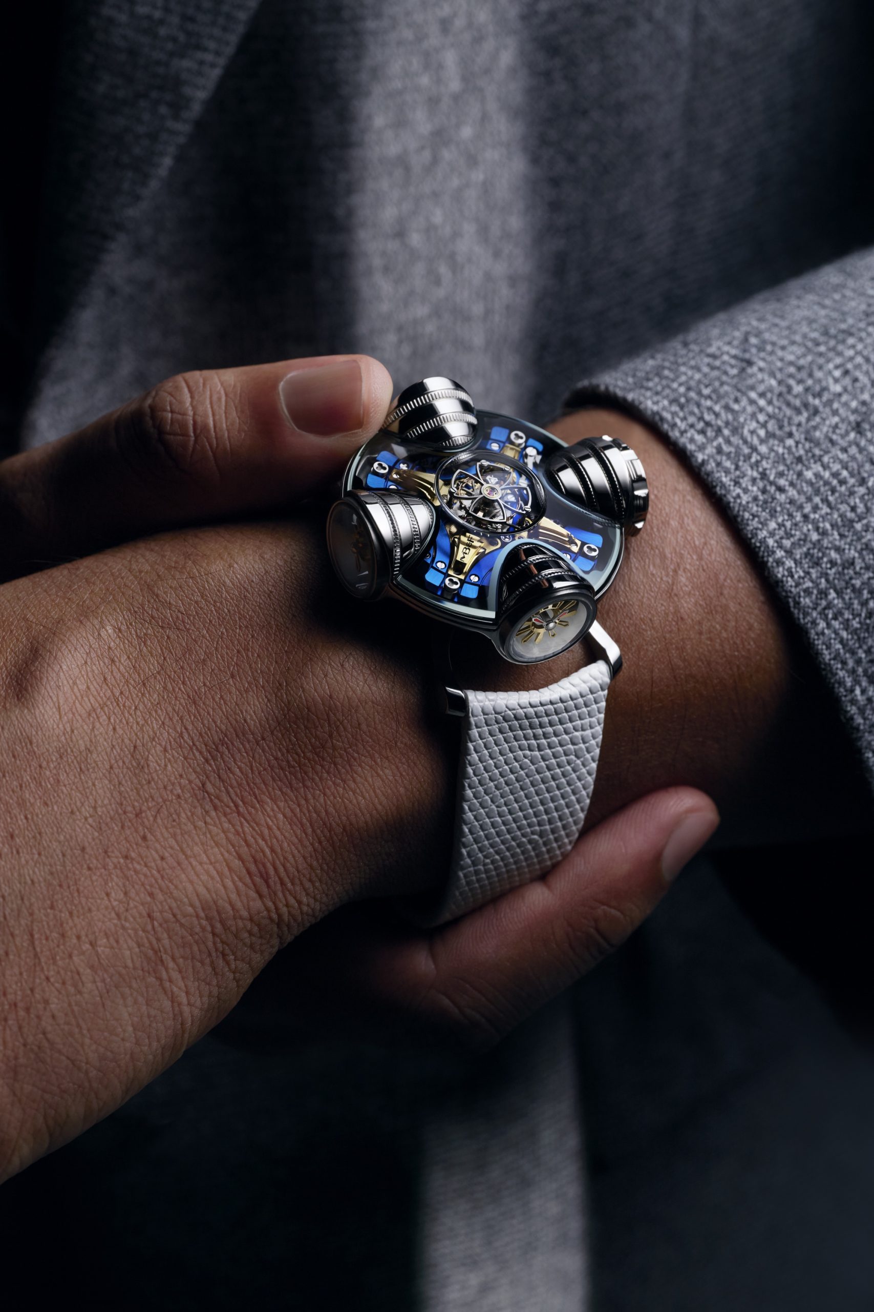 MB&F HM11 Art Deco Blue