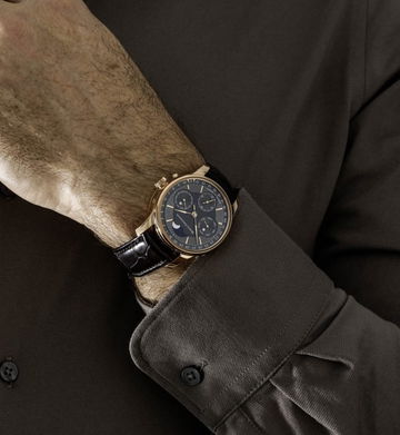 Moritz Grossmann Perpetual Calendar Rose Gold Charcoal