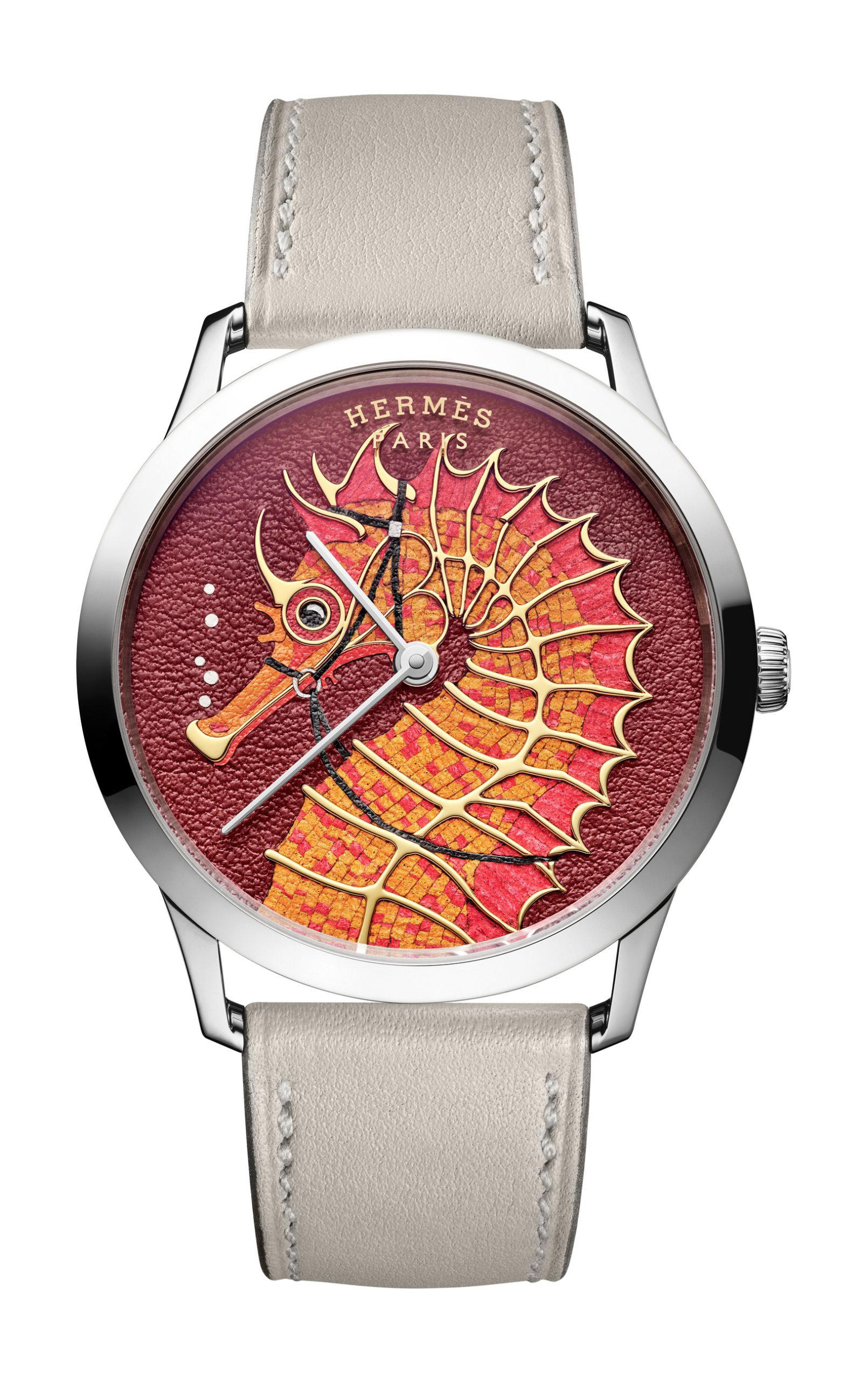 Hermès Slim d'Hermès Hippocampe Red