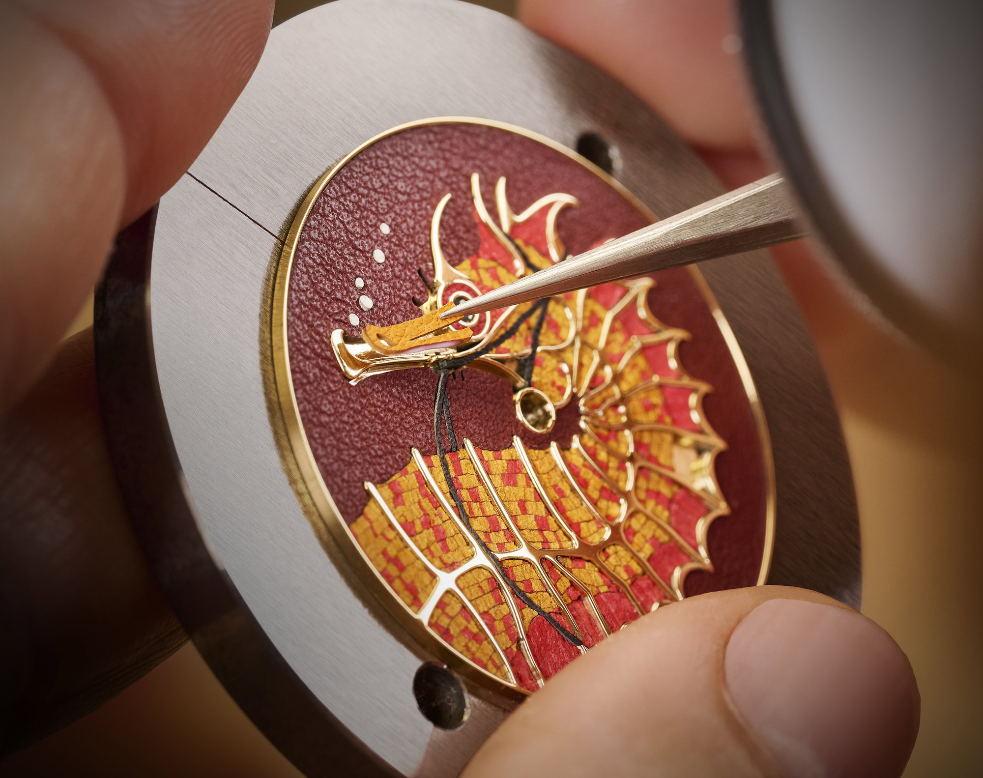 Hermès Slim d'Hermès Hippocampe Red – 408435WW00 – $79,900