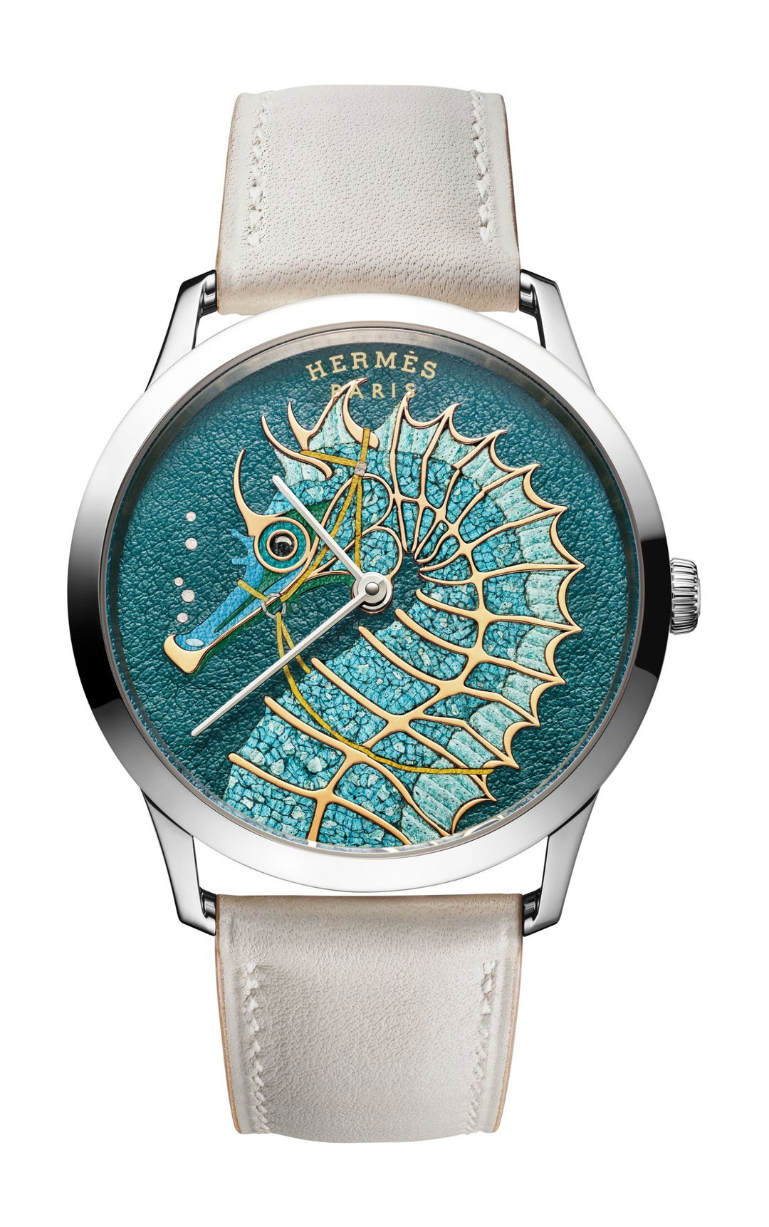 す*こ様 【大幅値下げ】HERMES　時計 Hermès Slim d'Hermès Hippocampe Blue – 408433WW00 – $79,900