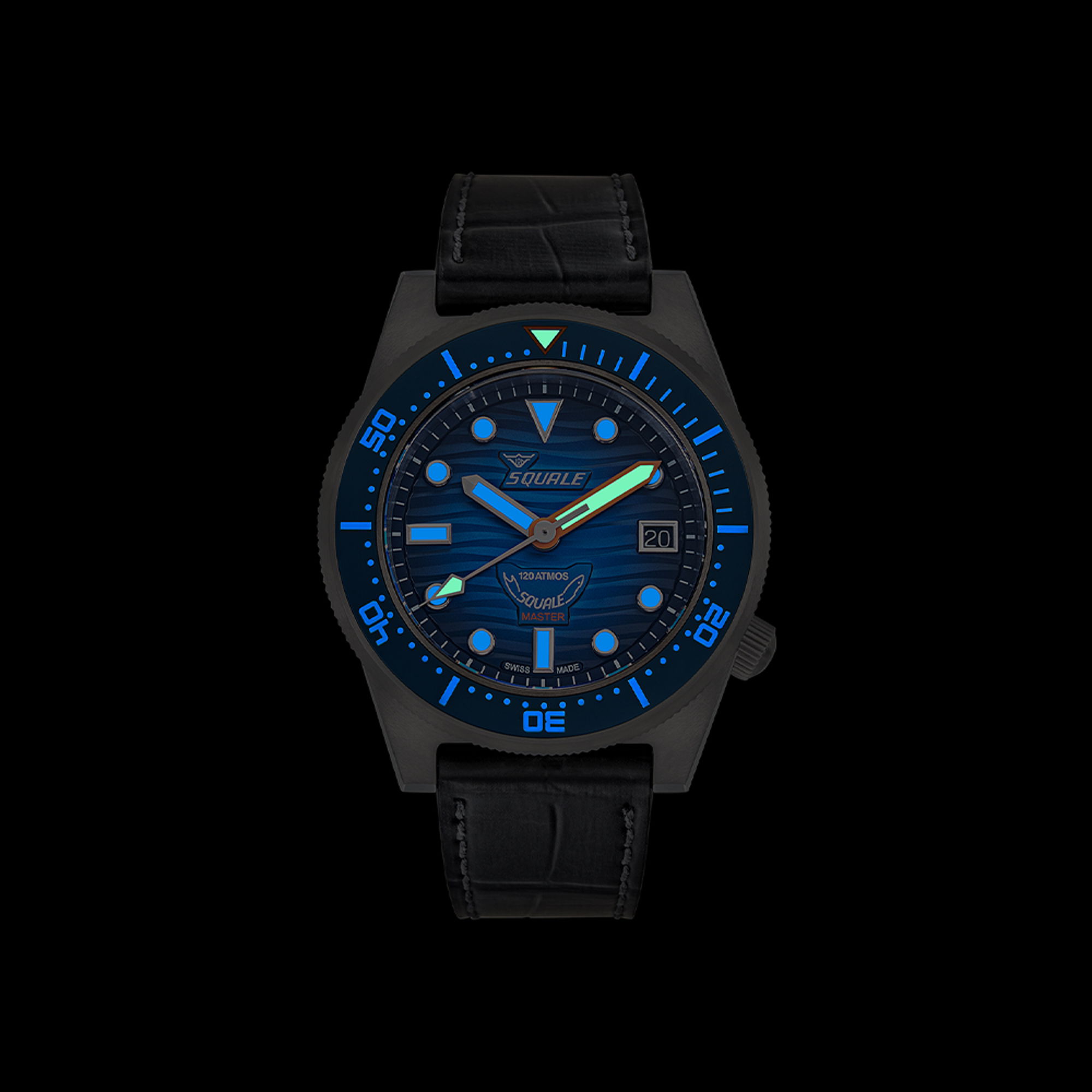 Squale Master Titanium Grand Bleu